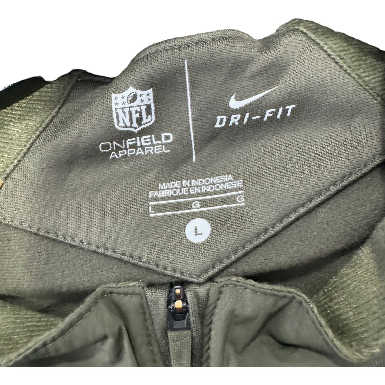 Collection of Nike Dri Fit NFL Philadelphia Eagles 1/4 Zip Sweatshirt in a gallery layout