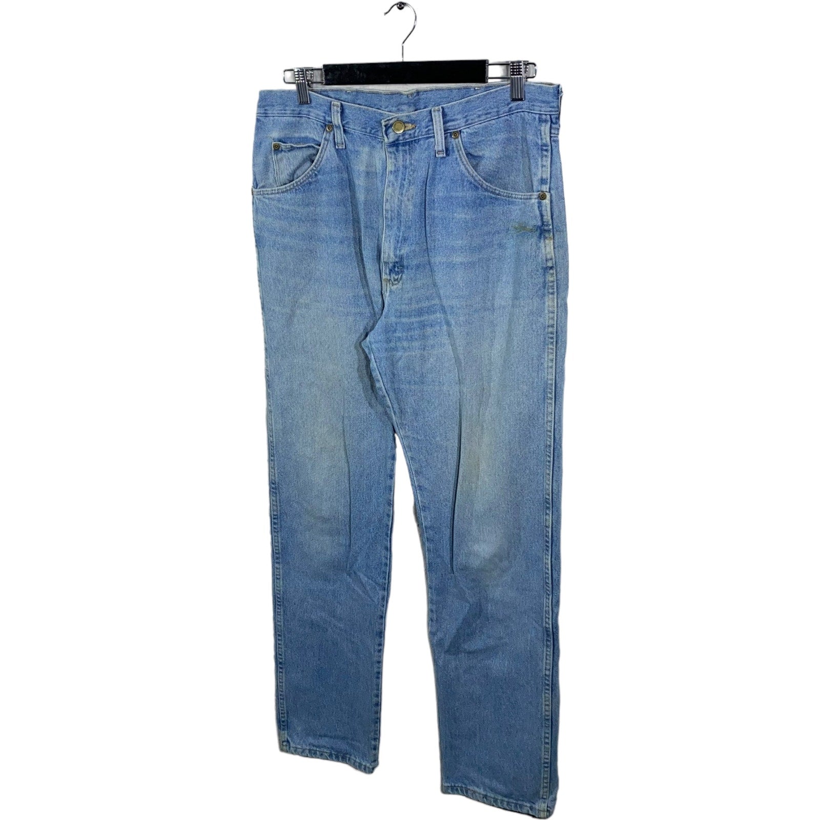 Collection of Rustler Denim Straight Leg Jeans 34 x 33 in a gallery layout