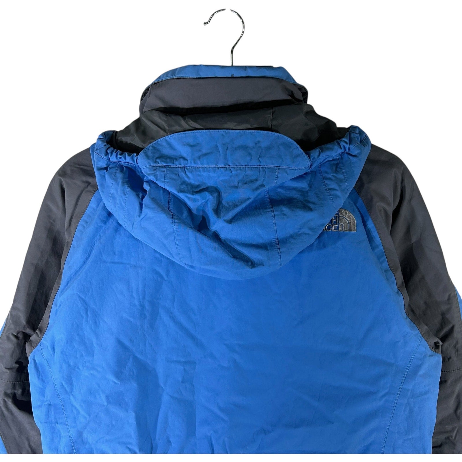 Collection of Women's North Face Hooded Full Zip Rain Jacket in a gallery layout