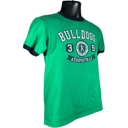 Collection of Aeropostale Bulldogs Ringer Tee in a gallery layout