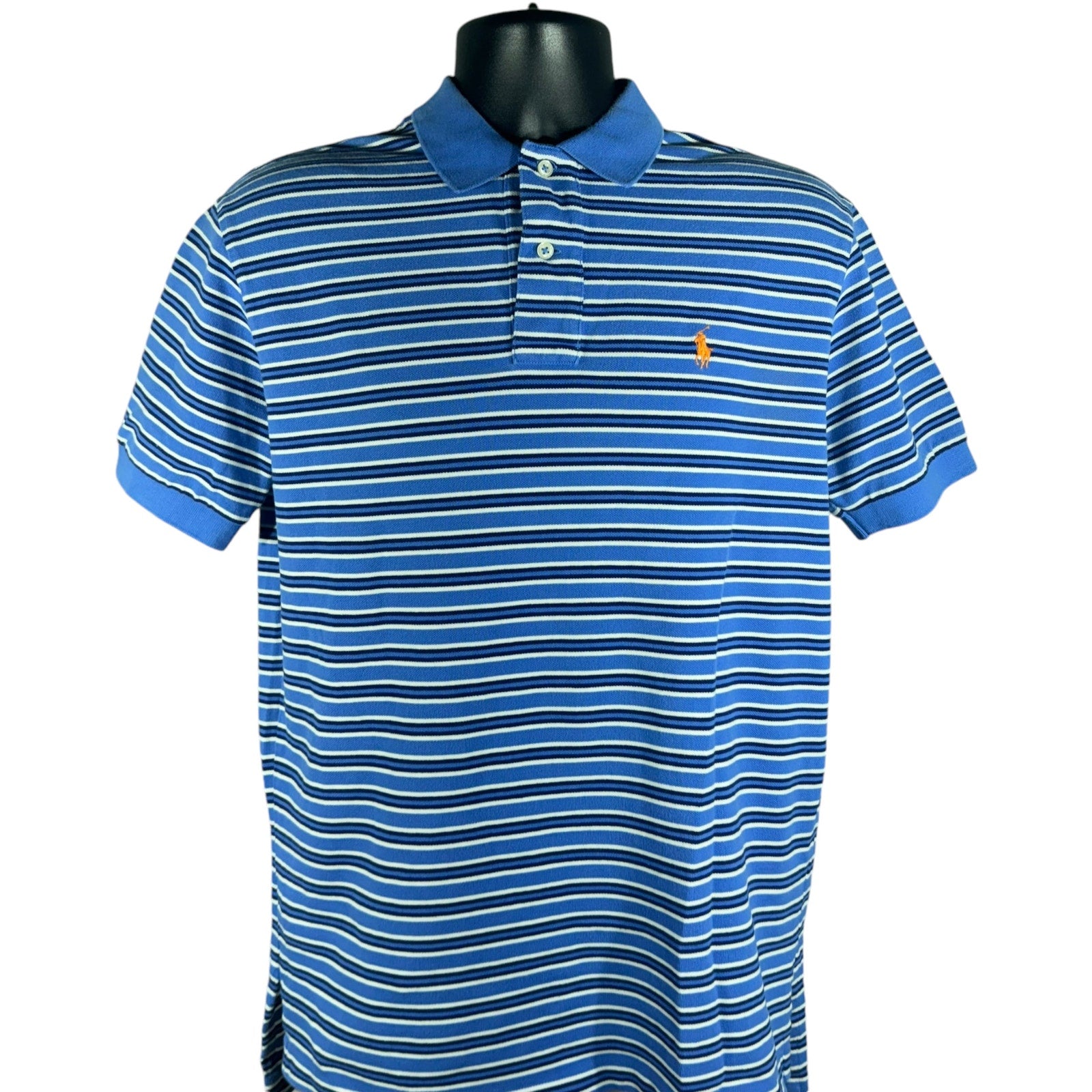 Collection of Polo Ralph Lauren Striped Short Sleeve Polo in a gallery layout