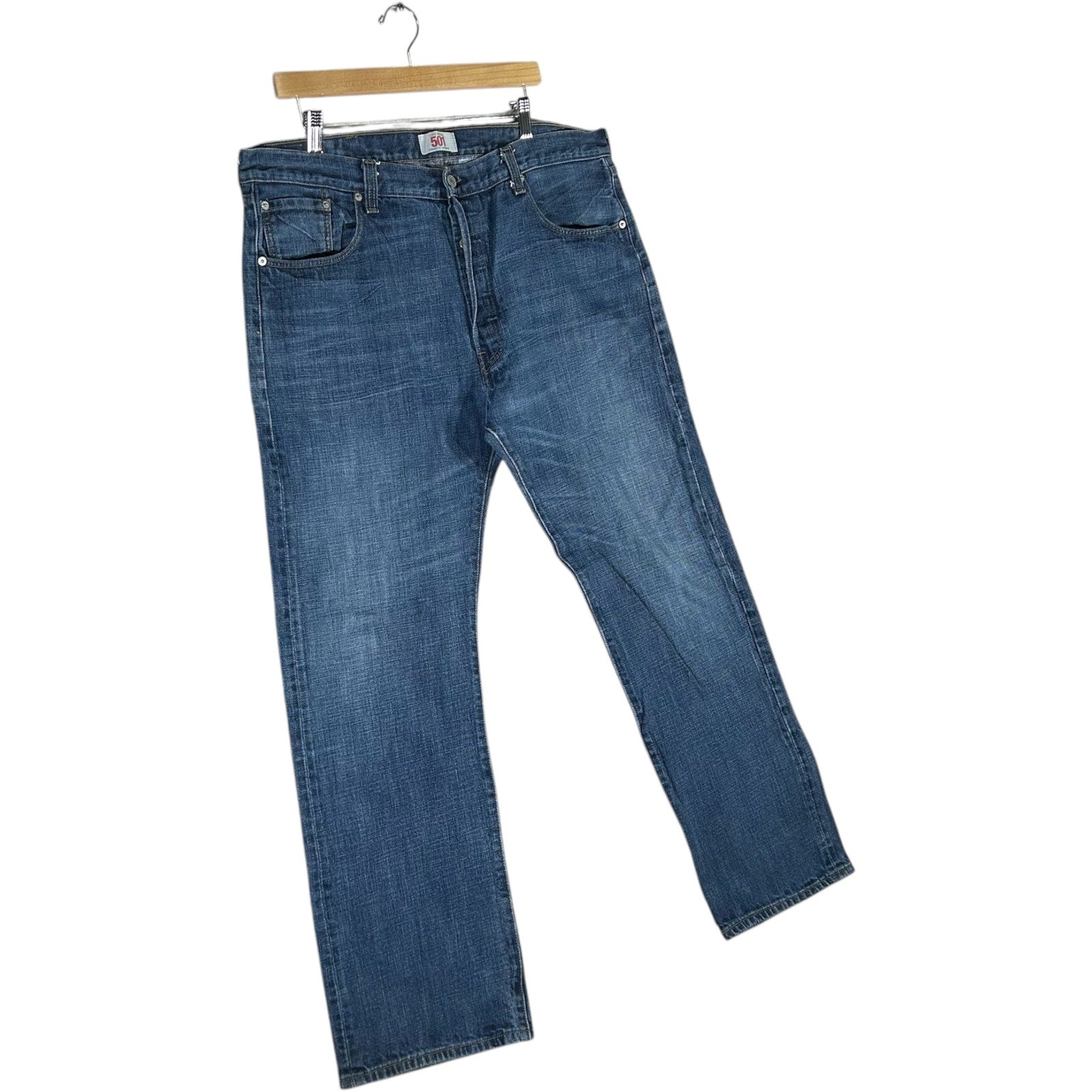 Collection of Levi's 501 Straight Leg Jeans 40x32 in a gallery layout