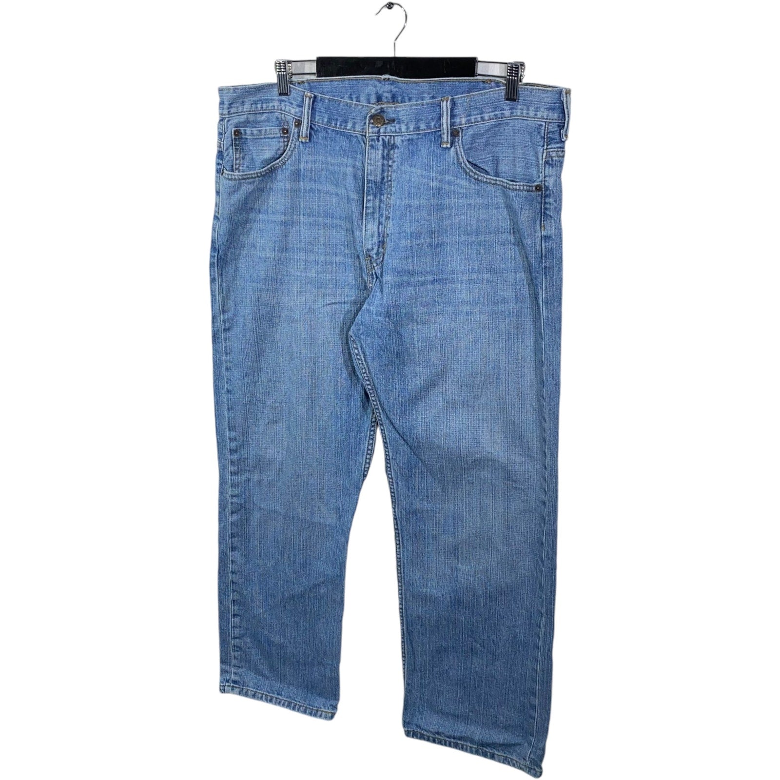 Collection of Levi's 569 Denim Straight Leg Jeans 38x30 in a gallery layout