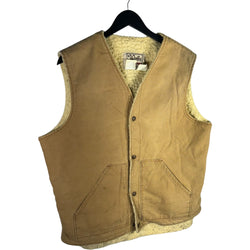 Collection of Vintage Walls Blizzard Pruf Sherpa Lined Workwear Vest in a gallery layout