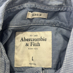 Collection of Abercrombie & Fitch Muscle Fit Long Sleeve Button Down in a gallery layout