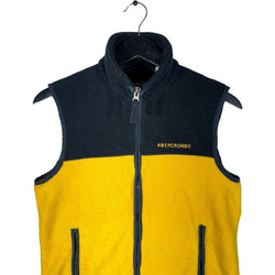 Collection of Abercrombie & Fitch Full Zip Fleece Vest in a gallery layout