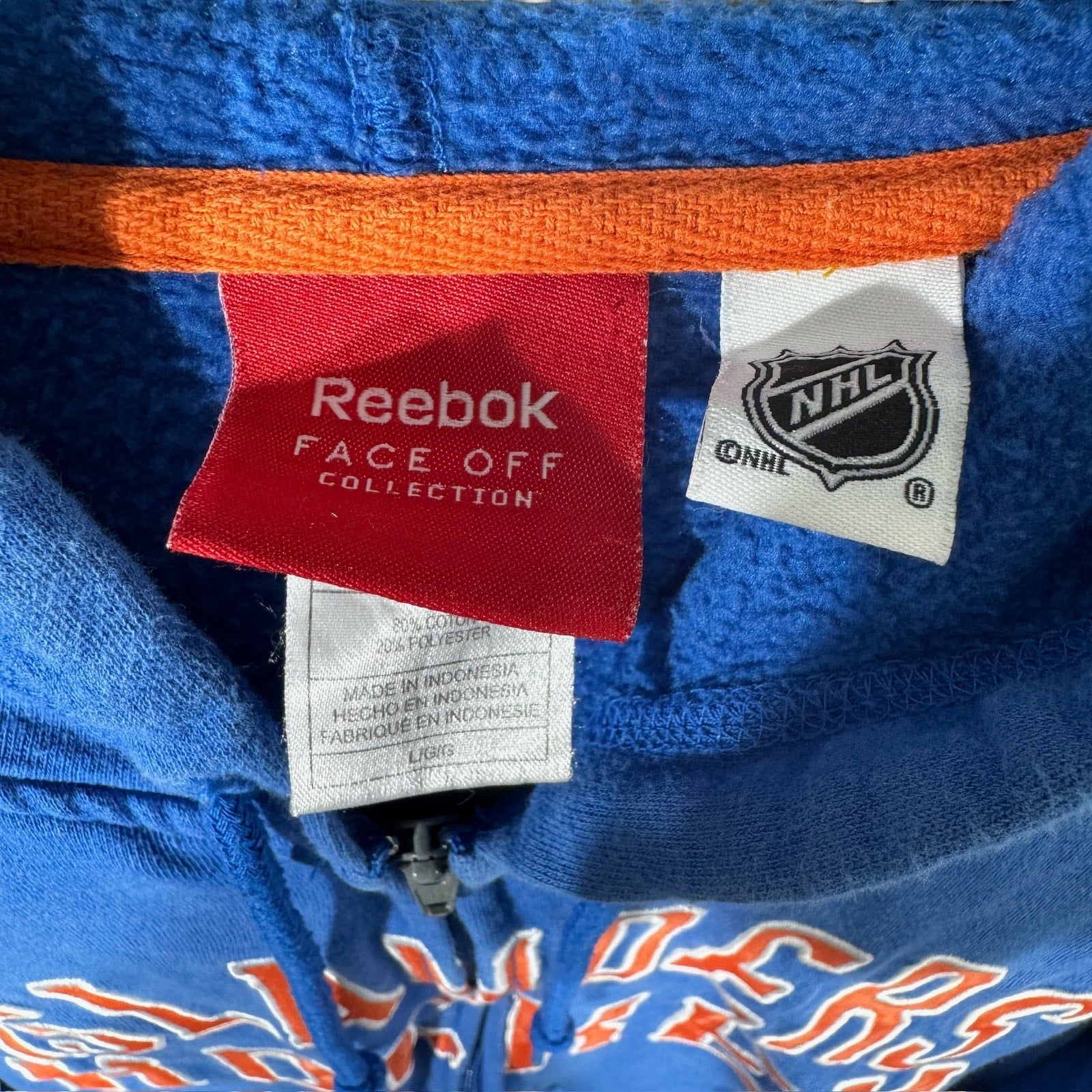 Collection of New York Islanders Reebok NHL Hoodie in a gallery layout