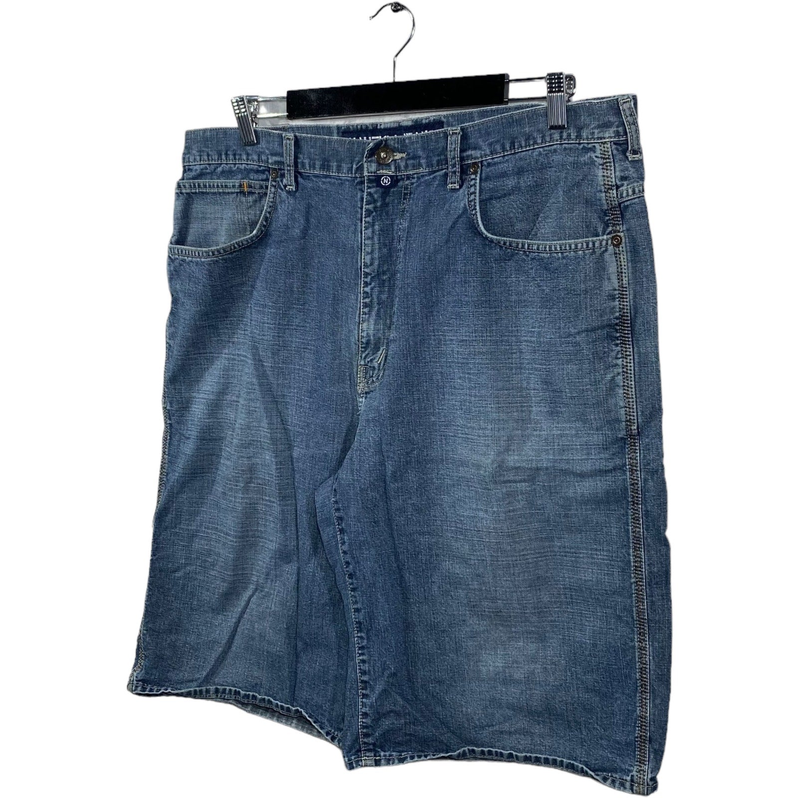 Collection of Nautica Jeans Zip Fly Denim Shorts in a gallery layout