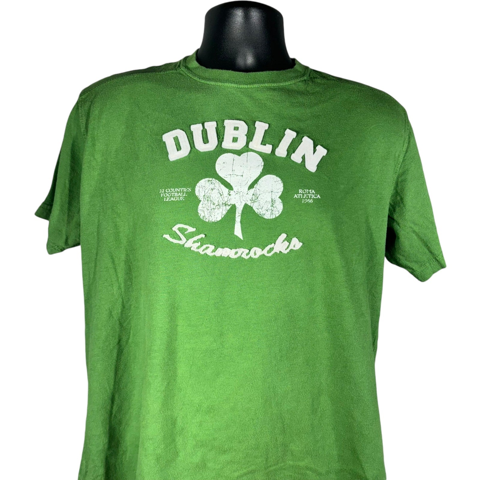 Collection of Roma Atletica Dublin Ireland Shamrock Tee in a gallery layout