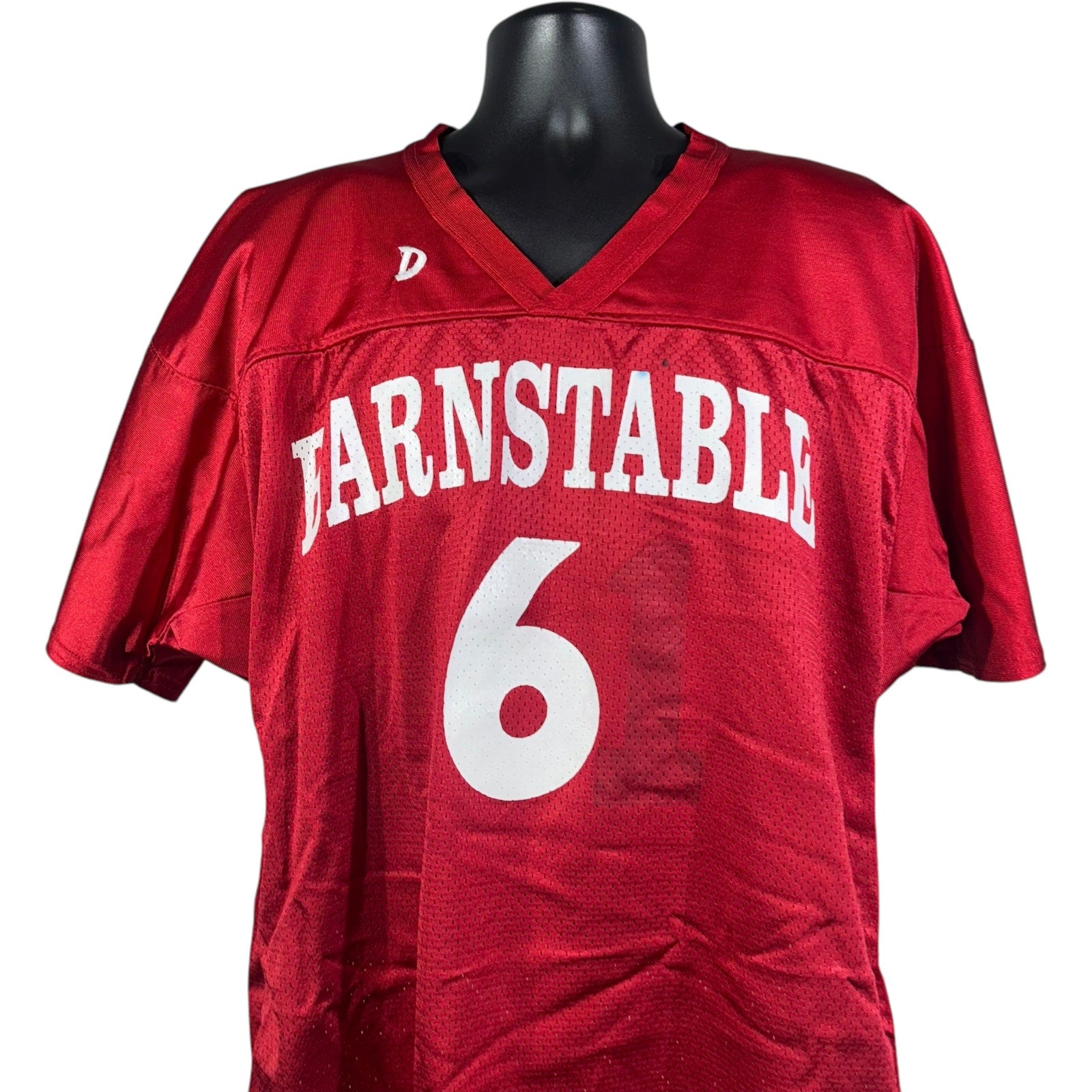 Collection of DeLong Barnstable #61 Football Jersey in a gallery layout