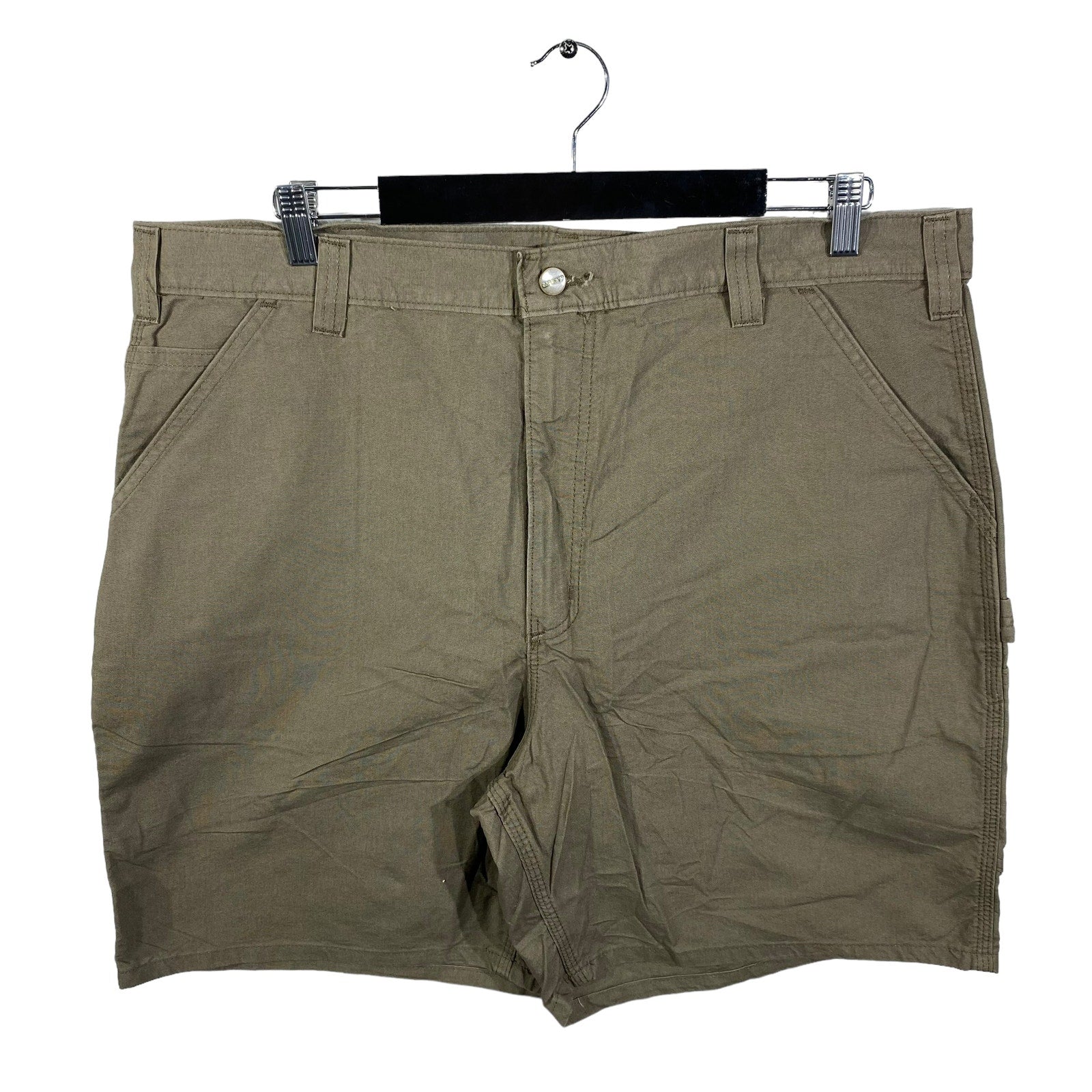Collection of NWT Carhartt Carpenter Chino Shorts 40 in a gallery layout