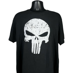 Collection of Vintage The Punisher Skull Logo Short Sleeve Tee in a gallery layout