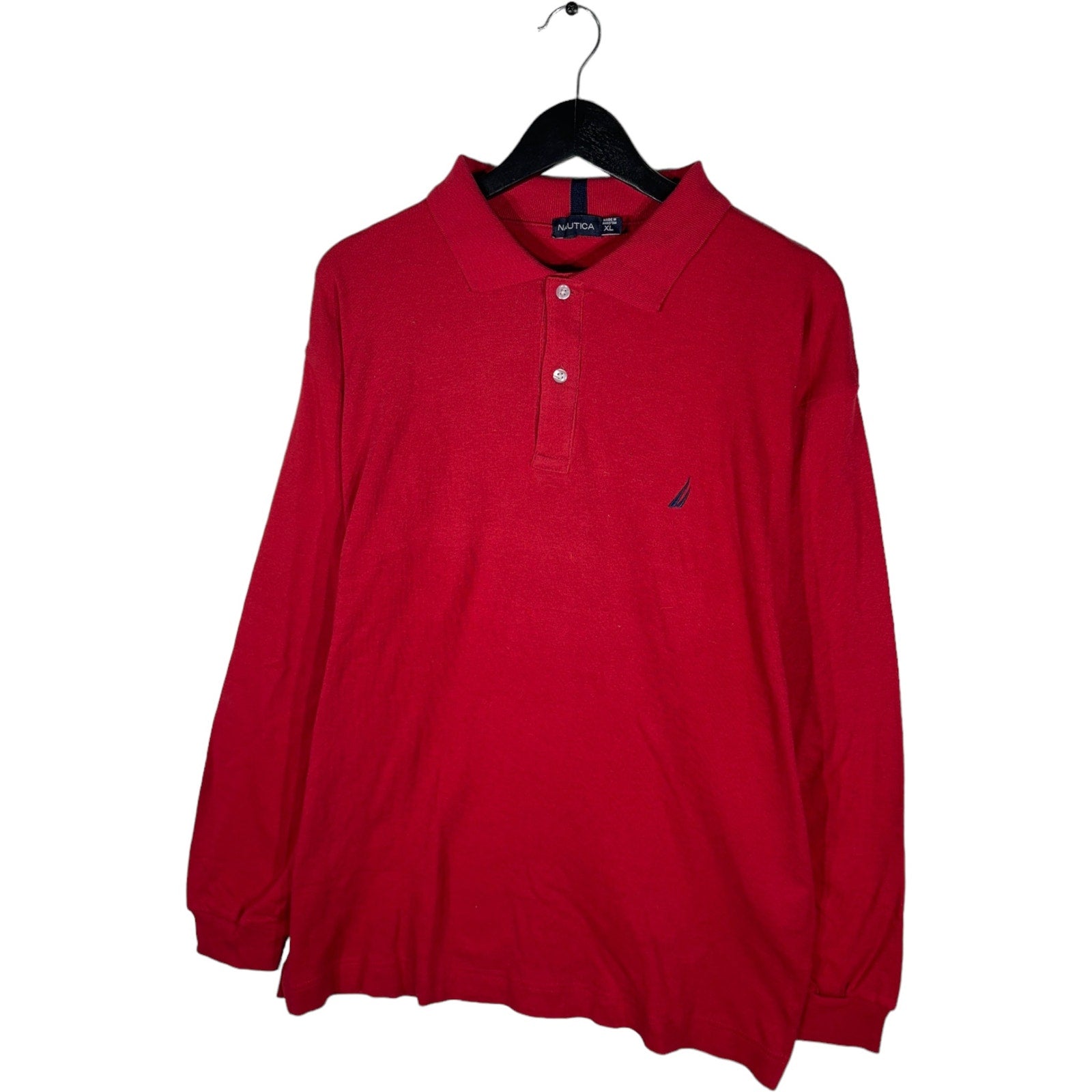 Collection of Nautica Long Sleeve Polo in a gallery layout