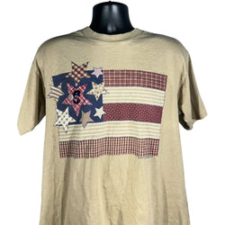 Collection of Vintage Melhart Designs American Flag Tee in a gallery layout