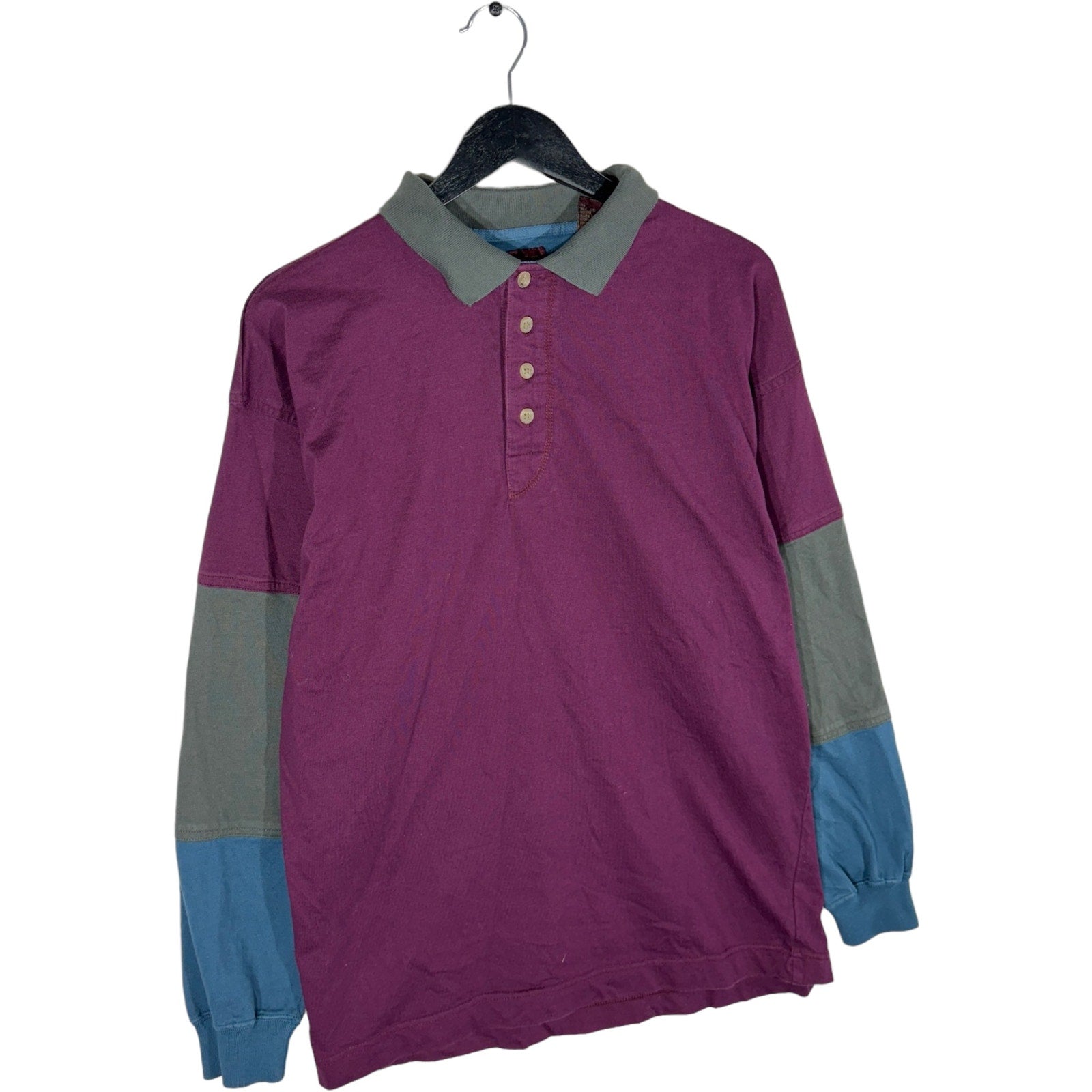 Collection of Multicolored Long Sleeve Polo in a gallery layout