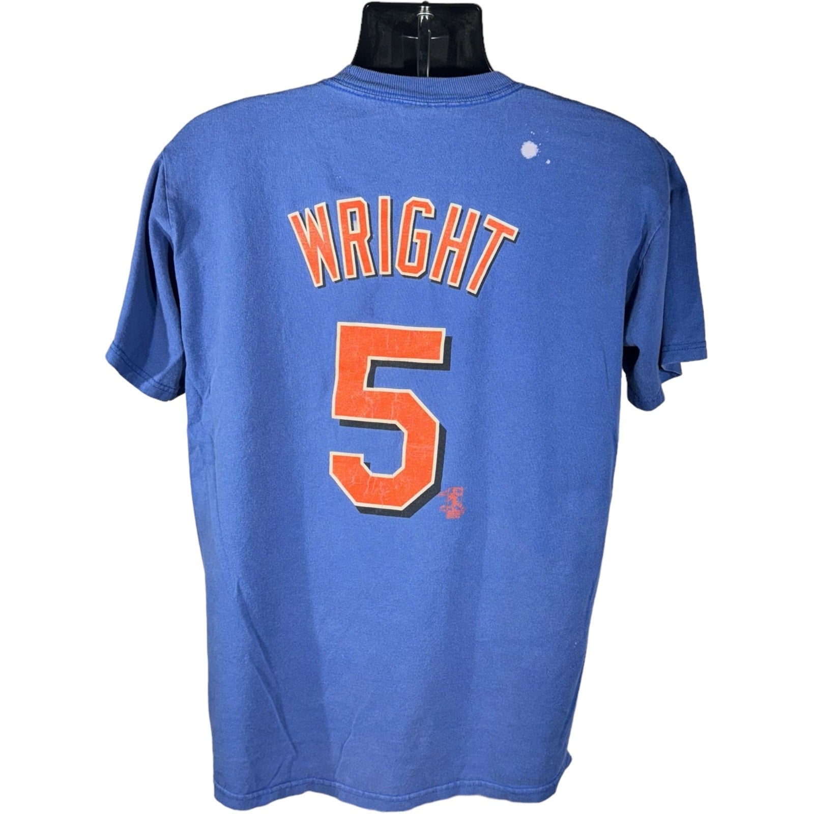 Collection of Majestic New York Mets #5 David Wright MLB Tee in a gallery layout