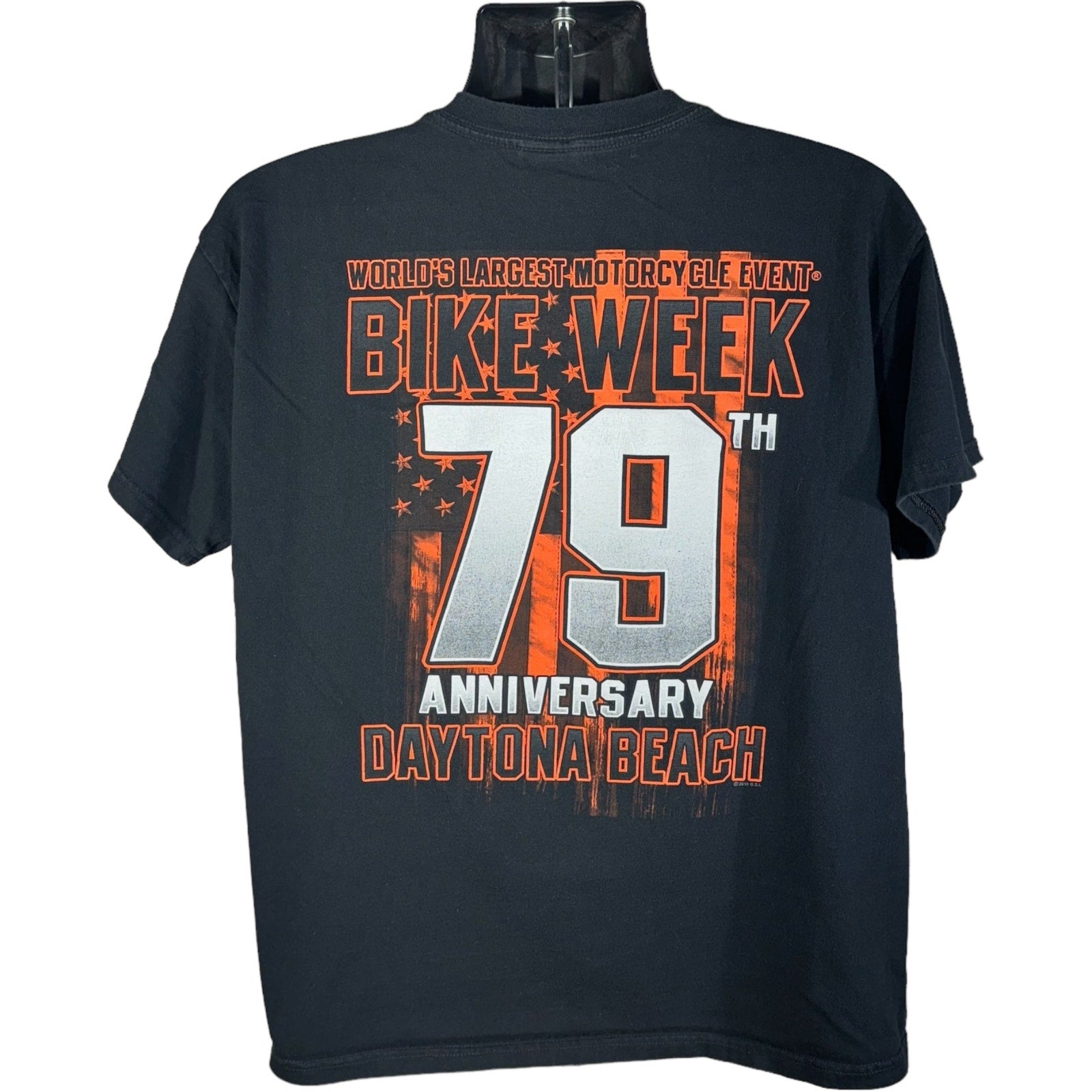 Collection of Hot Leathers Daytona Bike Week Tee 2020 in a gallery layout