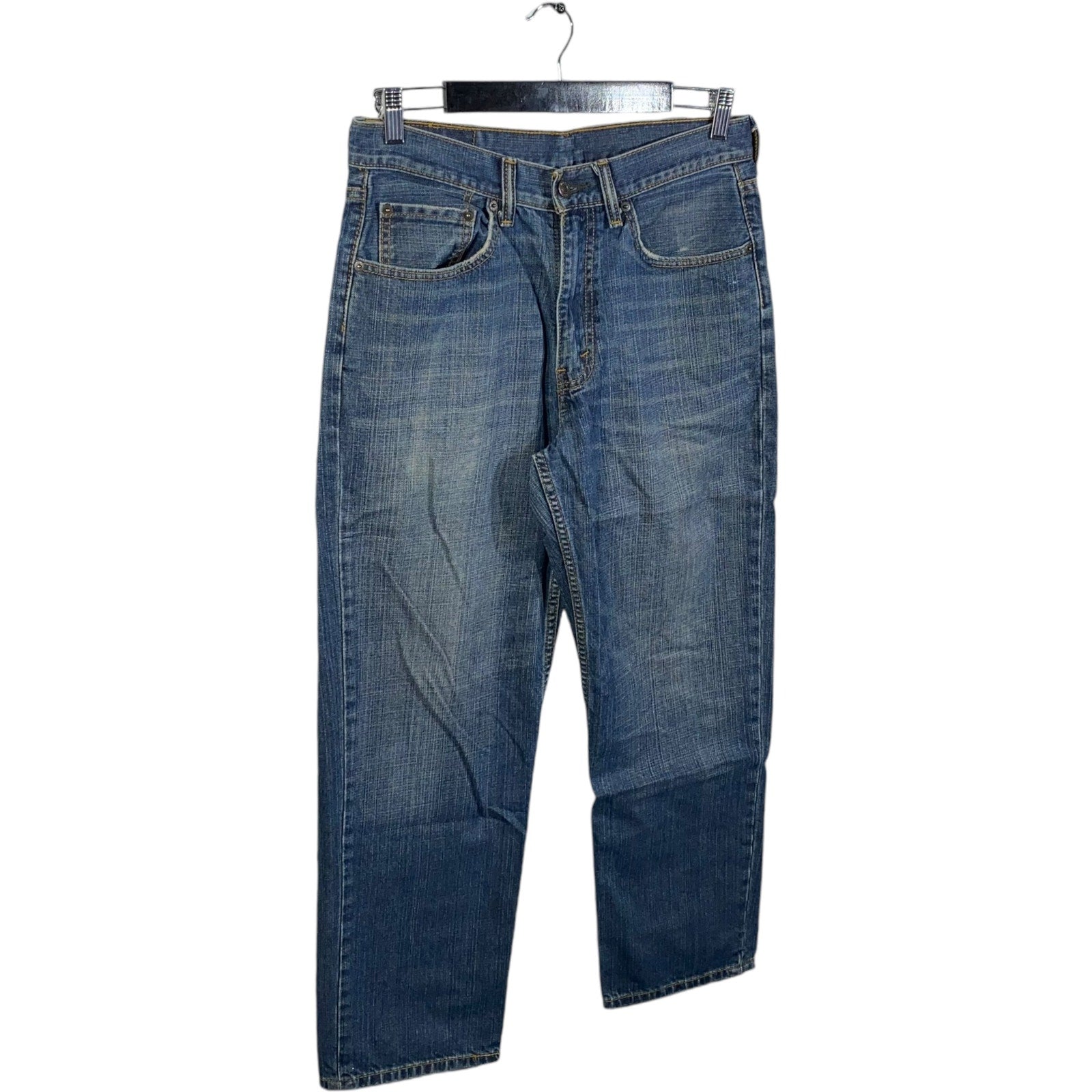 Collection of Levi's 550 Straight Leg Denim Jeans 32 x 30 in a gallery layout