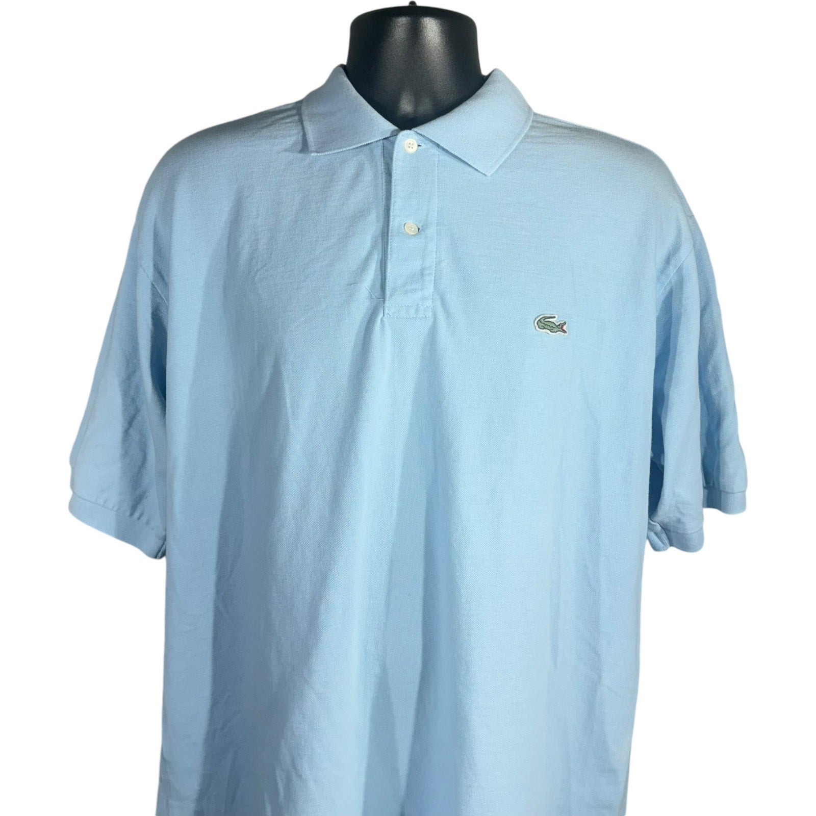 Collection of Lacoste 2 Button Short Sleeve Polo in a gallery layout