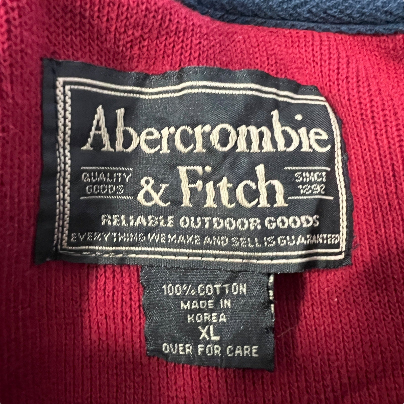 Collection of Abercrombie & Fitch V-Neck Sweater in a gallery layout