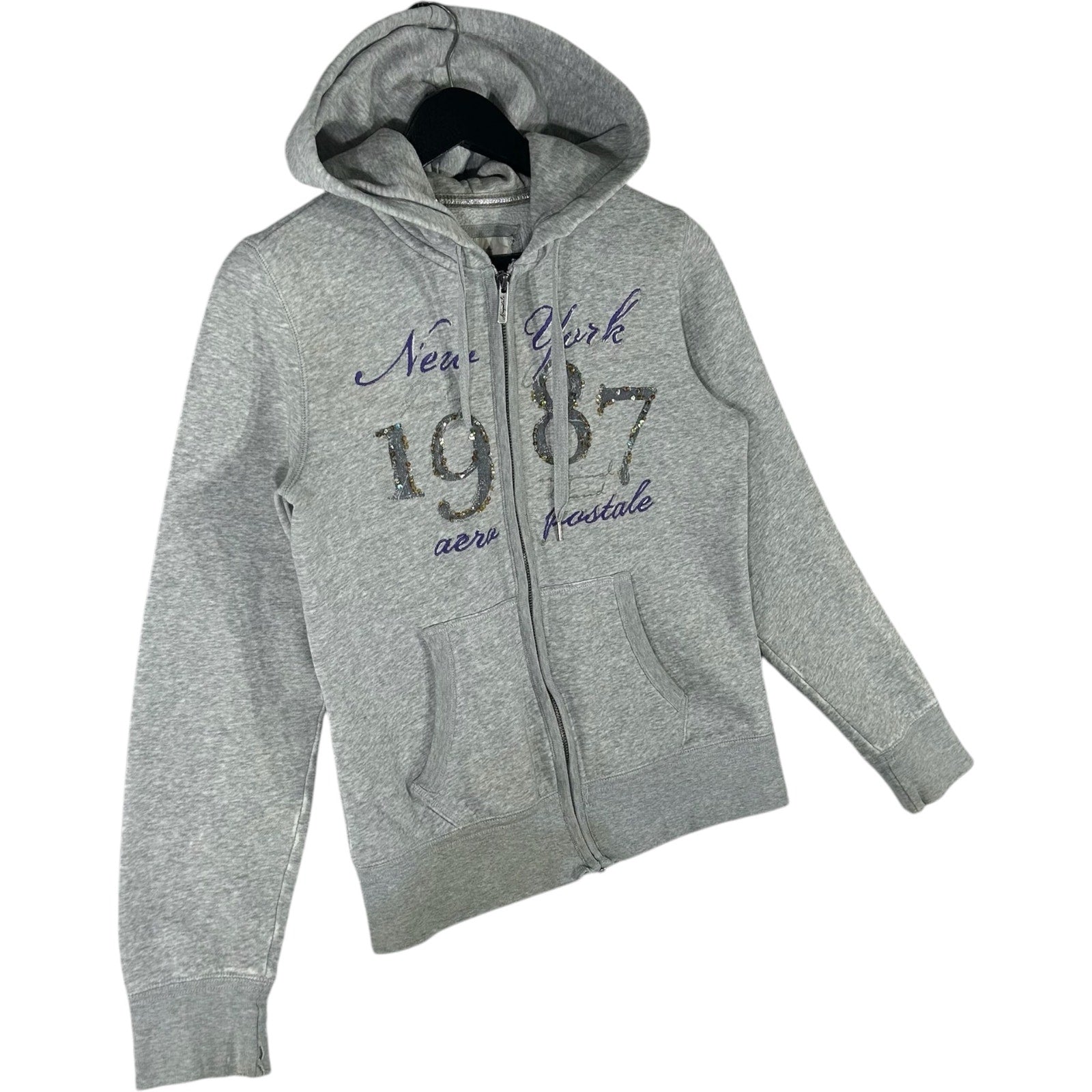 Collection of Women's Aeropostale Zip-Up Hoodie in a gallery layout