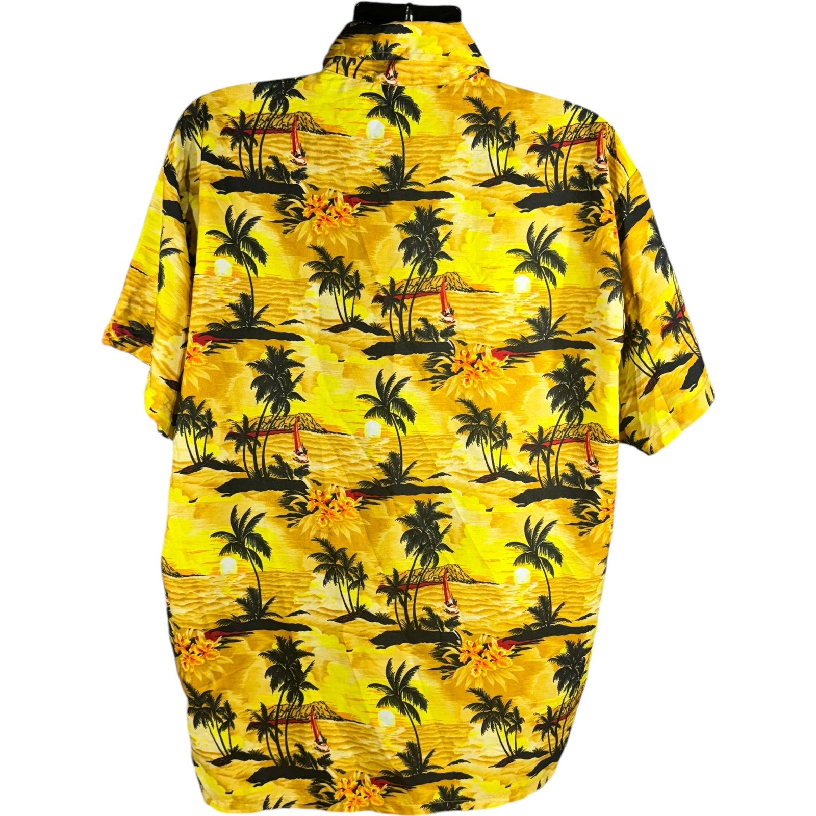 Collection of Tropical Hawaiian Short Sleeve Button Up in a gallery layout