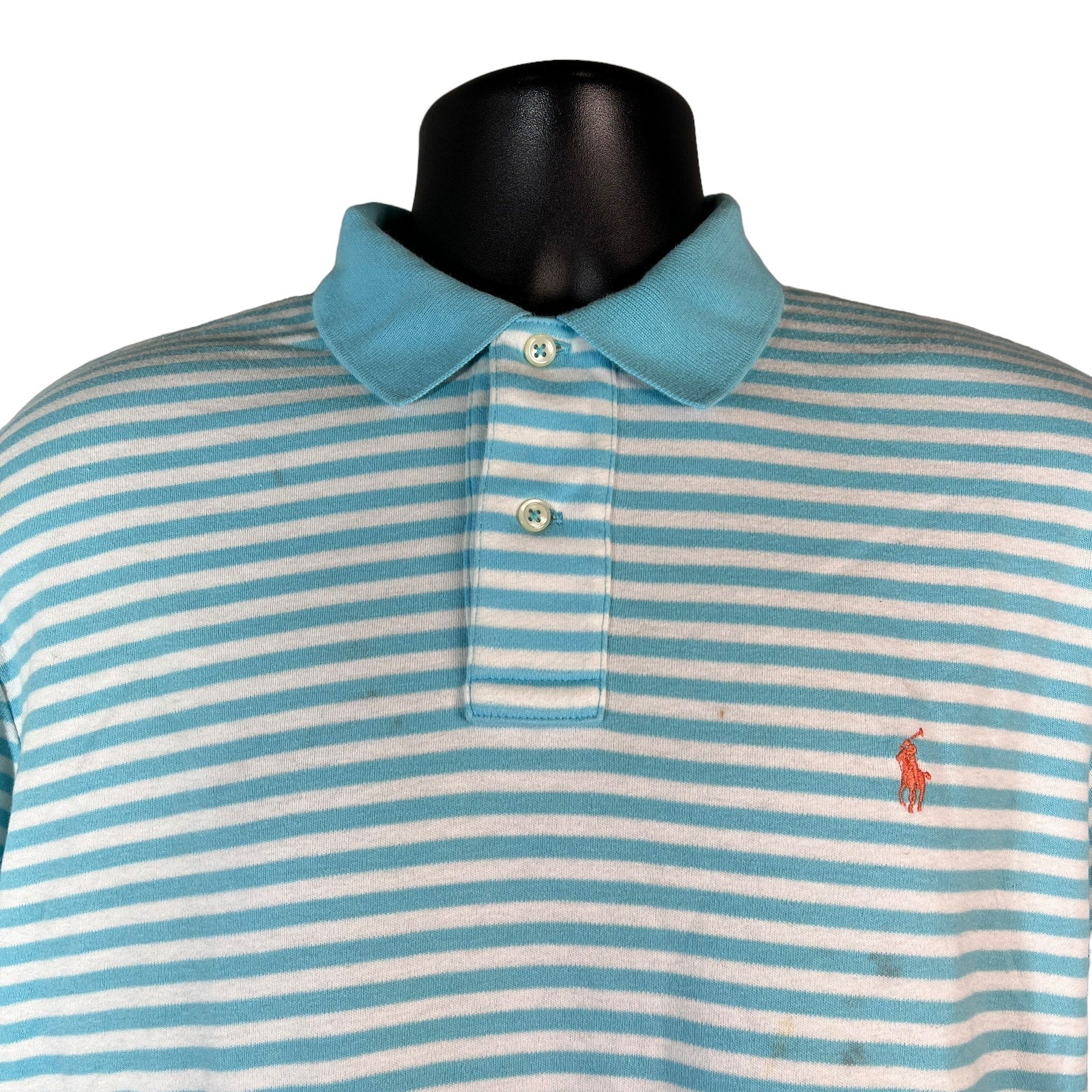 Collection of Polo By Ralph Lauren Striped Polo Shirt in a gallery layout