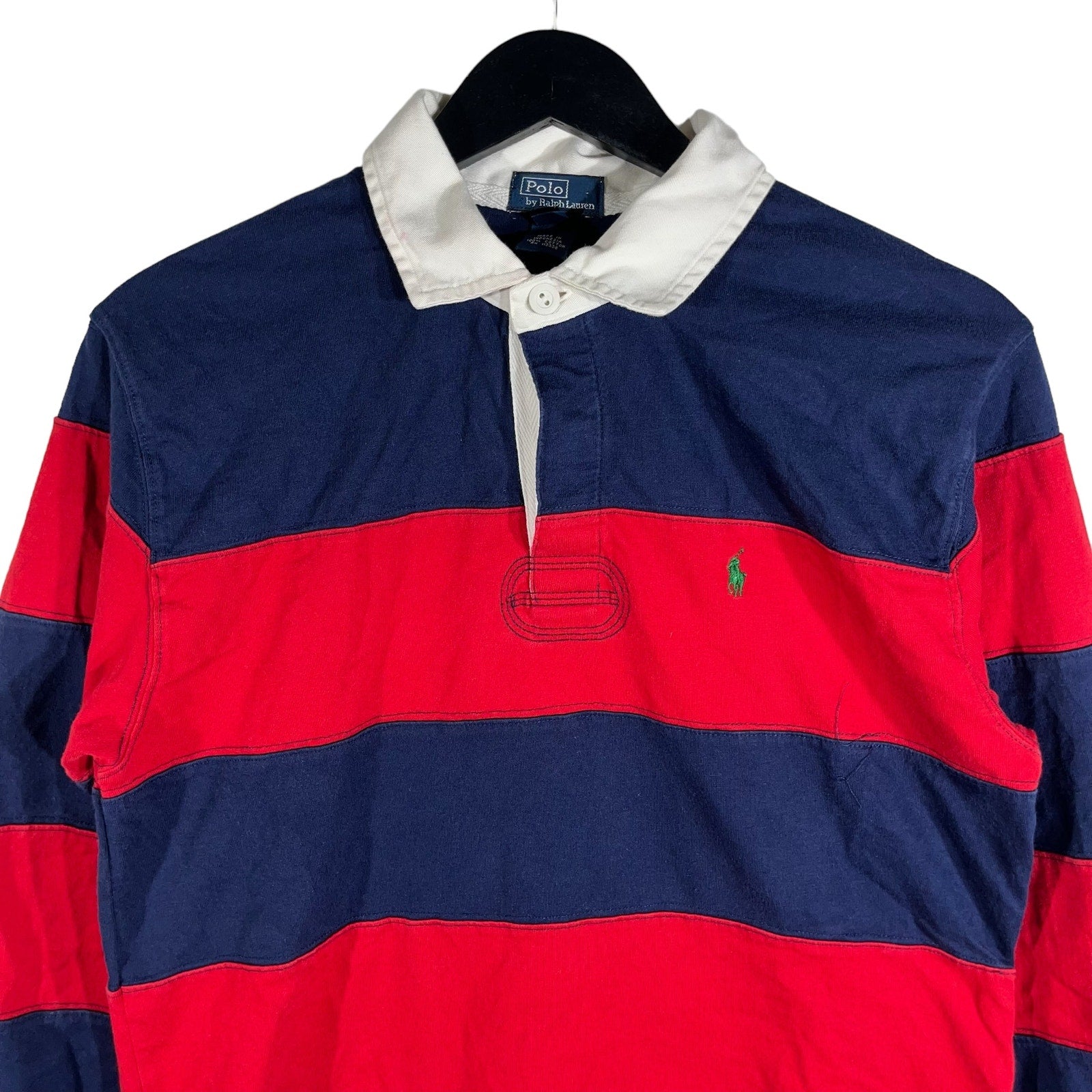 Collection of Youth Polo Ralph Lauren Striped Long Sleeve Rugby in a gallery layout