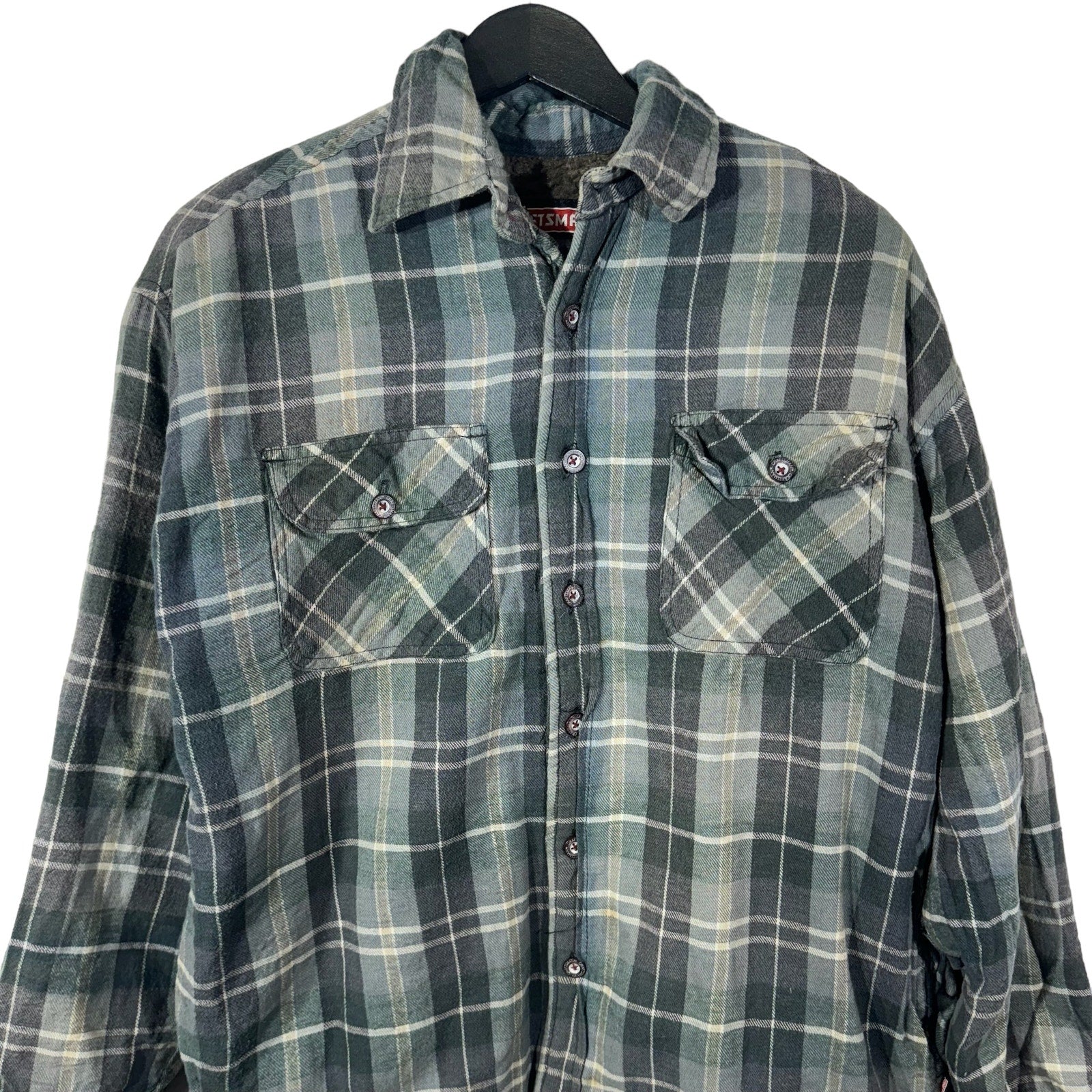 Collection of Craftsman Sherpa Lined Plaid Flannel in a gallery layout