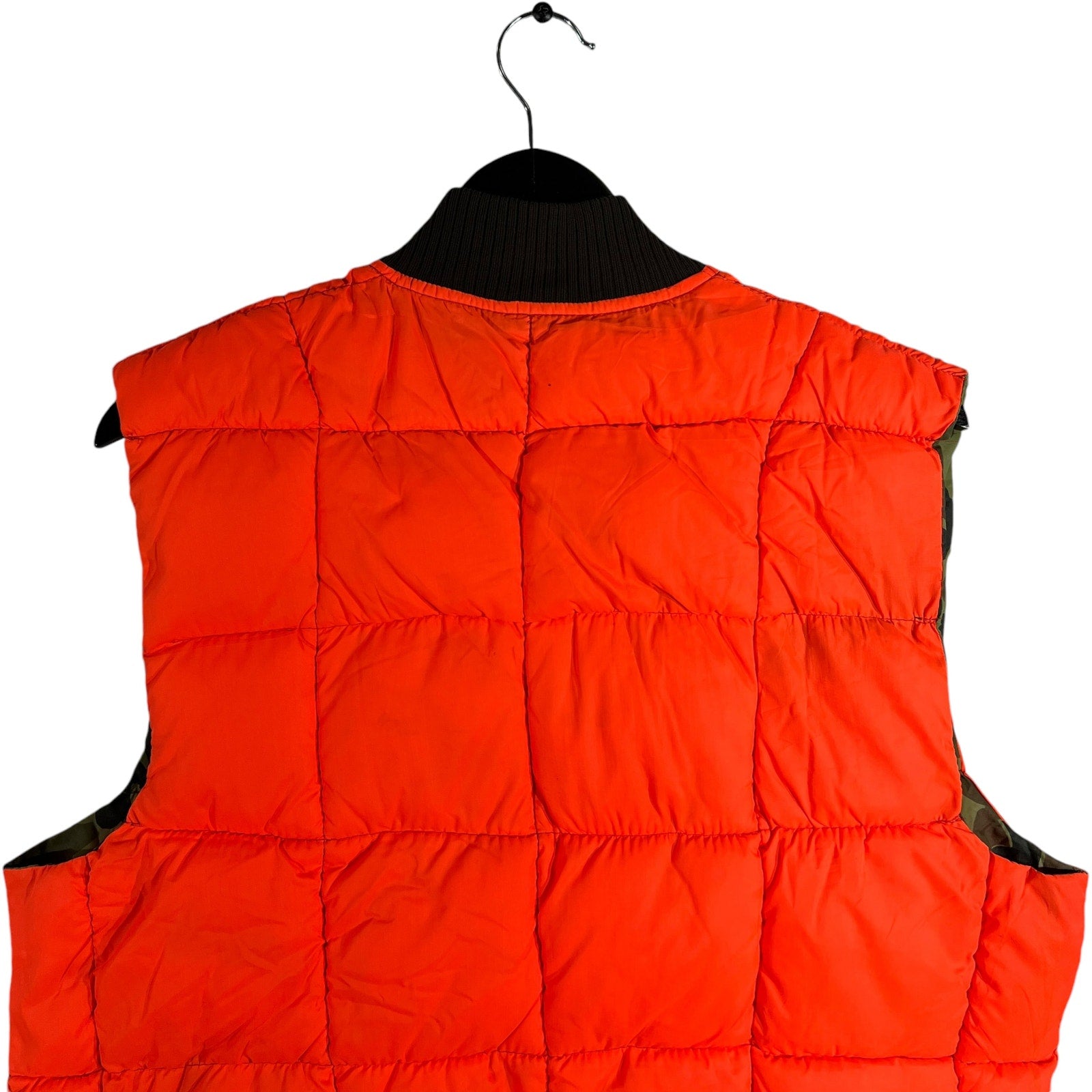 Collection of Camouflage Reversible Full Zip Puffer Vest in a gallery layout