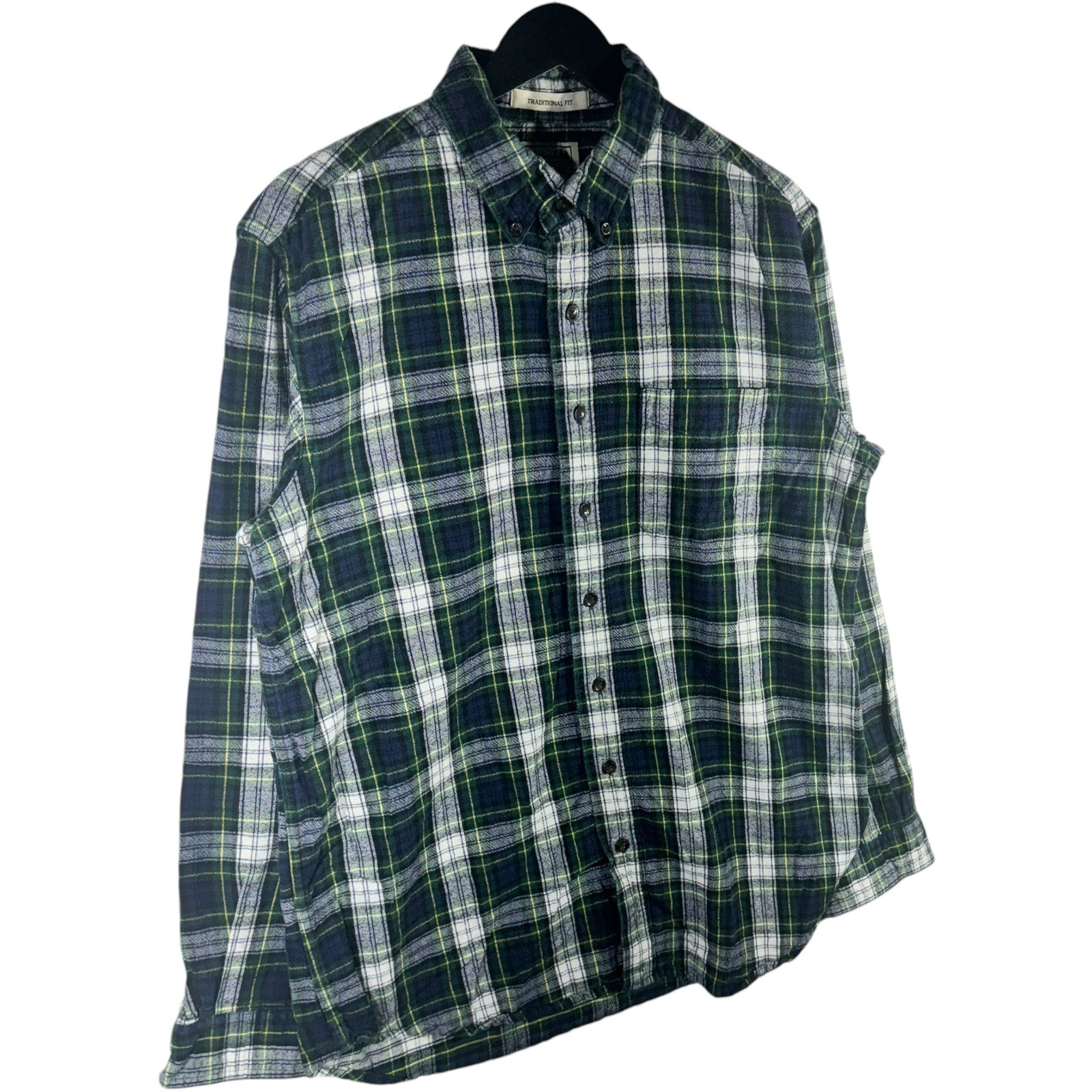 Collection of L.L. Bean Plaid Button Up Flannel in a gallery layout