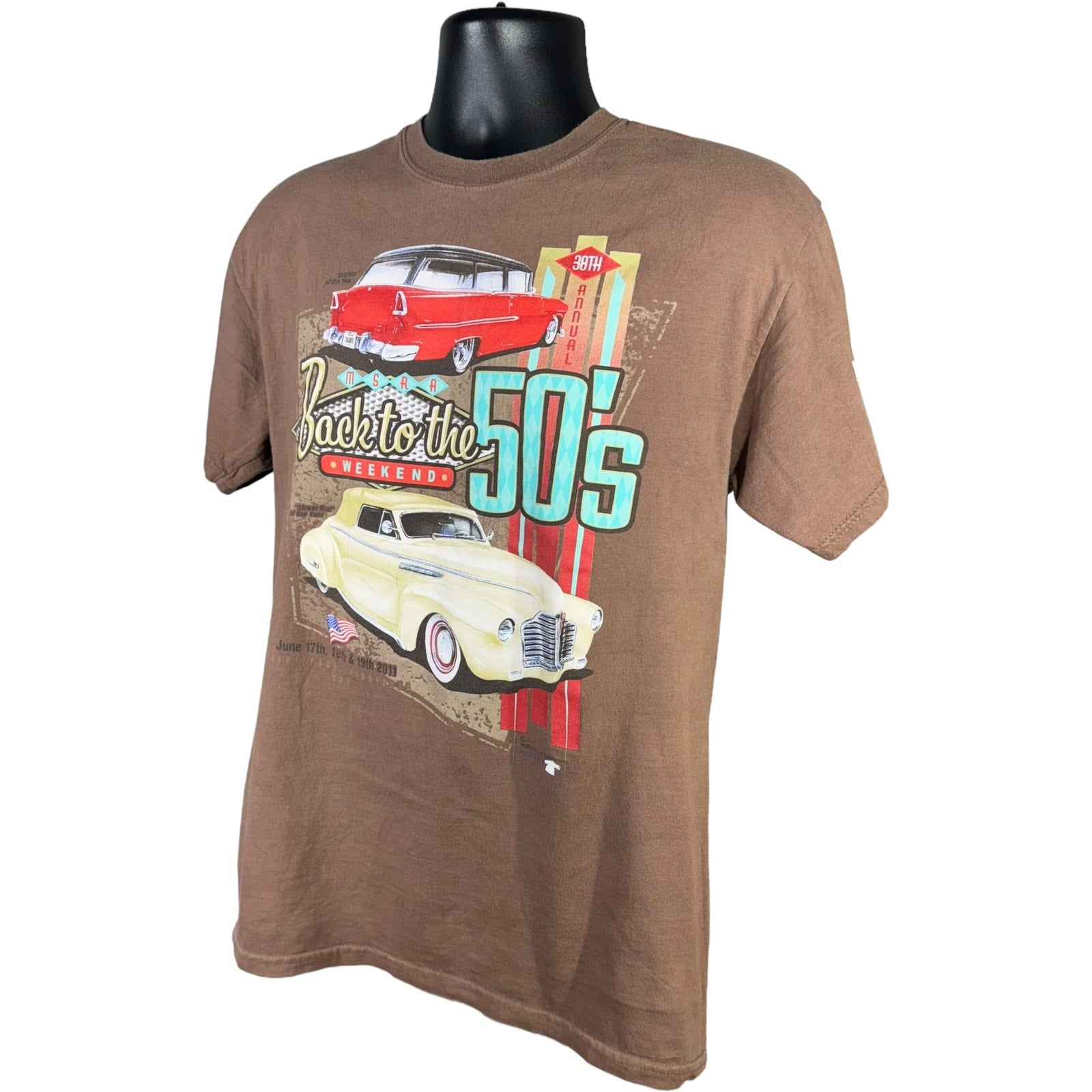 Collection of Back To The 50s Weekend Car Tee in a gallery layout