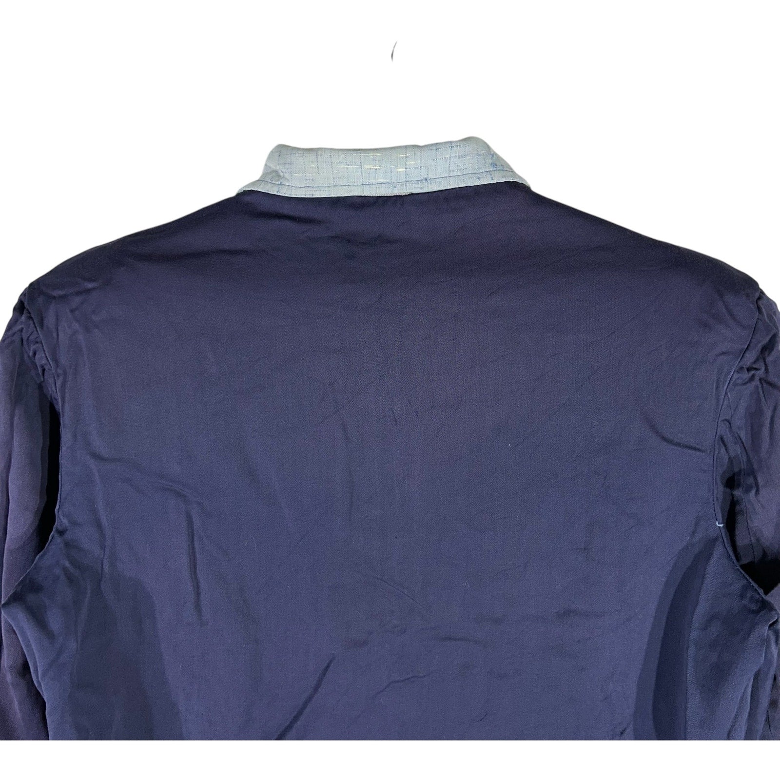 Collection of Full Zip Up Reversible Collard Light Jacket in a gallery layout
