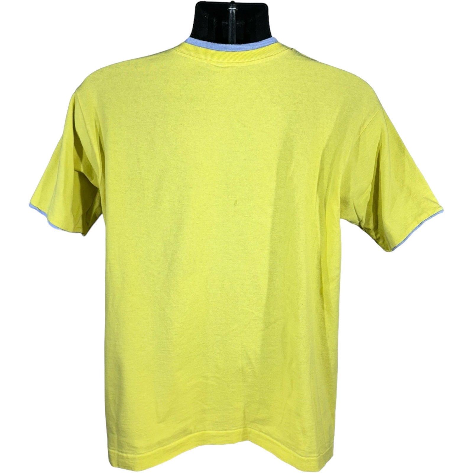 Collection of Vintage Fruit Of The Loom Double Collar Blank Tee 90s in a gallery layout
