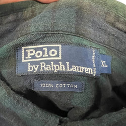 Collection of Vintage Polo Ralph Lauren Plaid Button Down Dress Shirt in a gallery layout