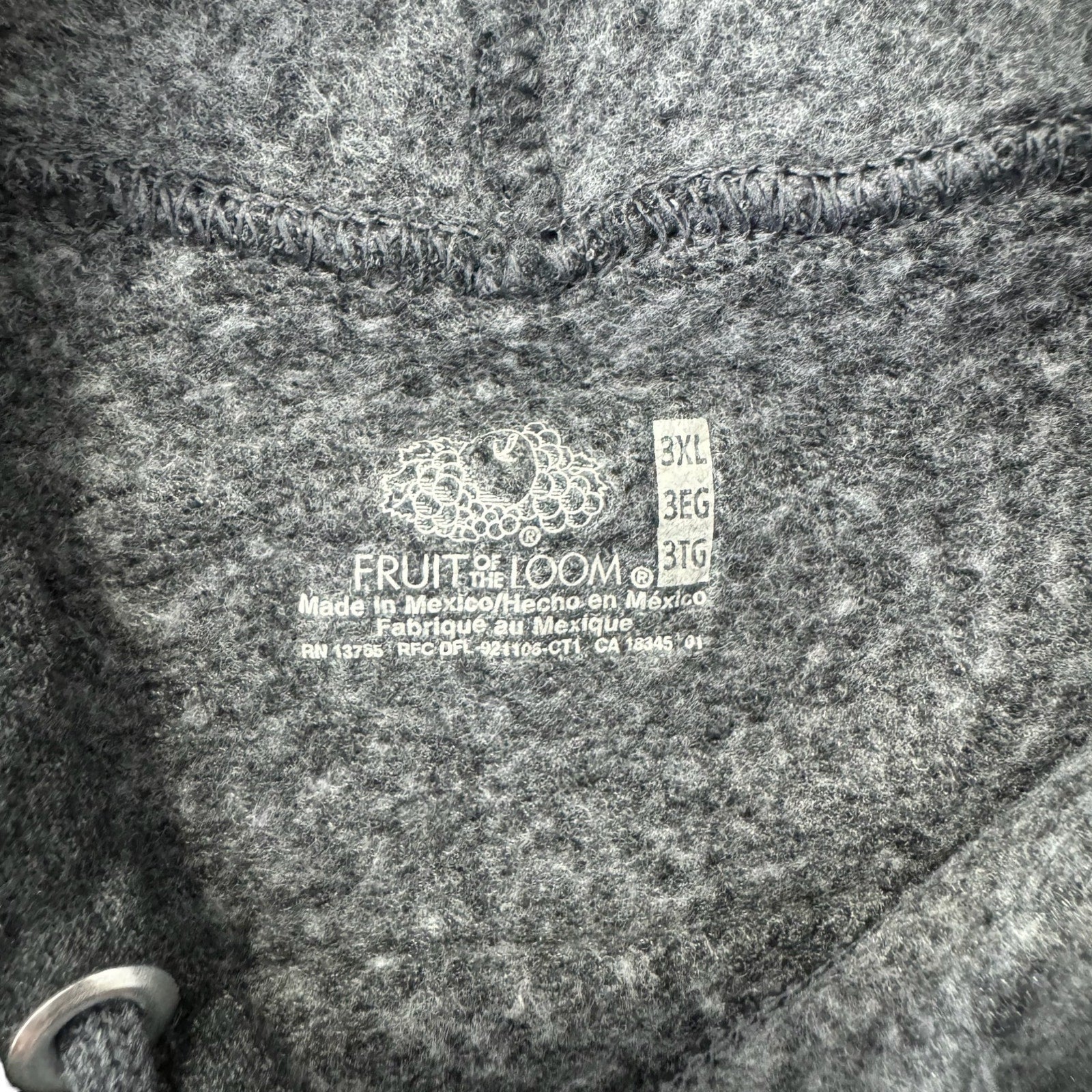 Collection of Blank Fruit of the Loom Pullover Hoodie in a gallery layout