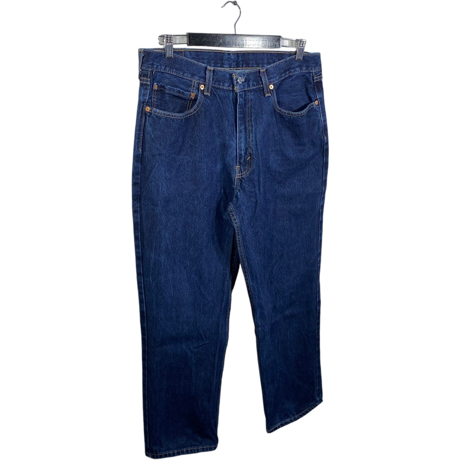 Collection of Levi's 550 Straight Leg Denim Jeans 36 x 30 in a gallery layout