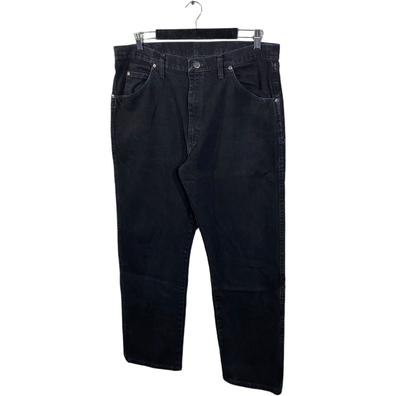 Collection of Wrangler Denim Straight Leg Jeans in a gallery layout