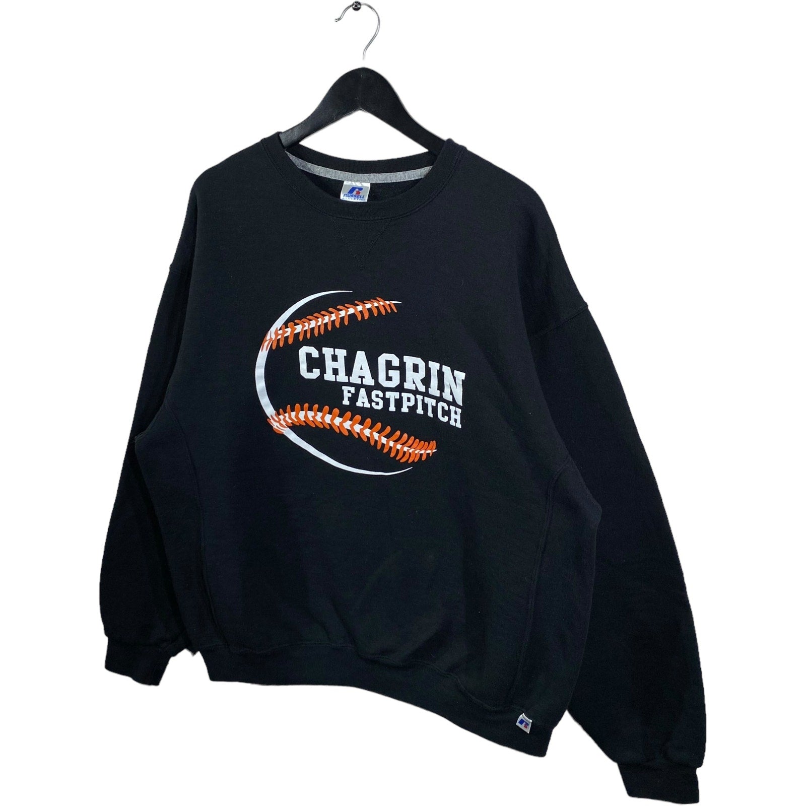 Collection of Russell Athletic Chagrin Fast Pitch Crewneck in a gallery layout