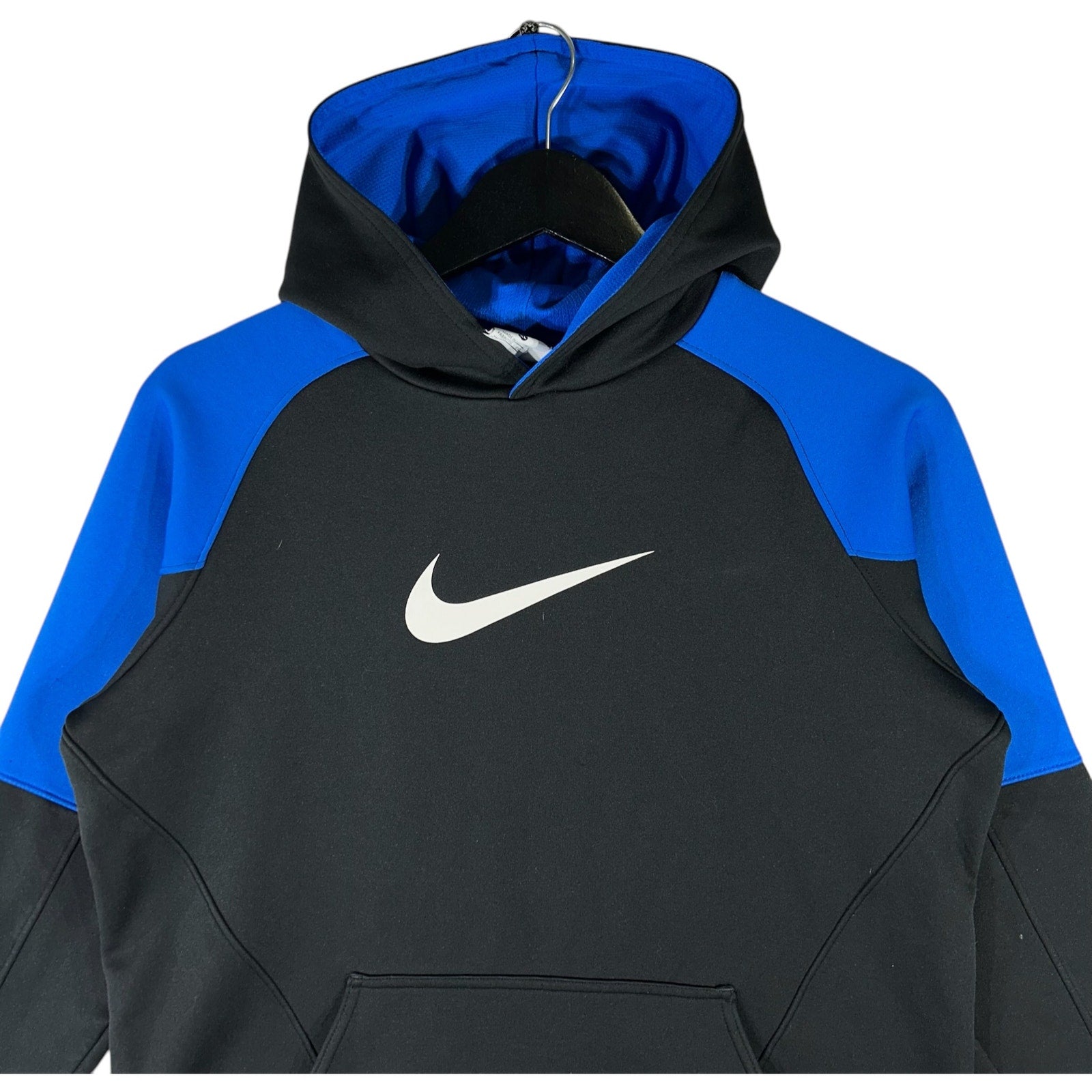Collection of Nike Therma-Fit Color Block Swoosh Hoodie in a gallery layout