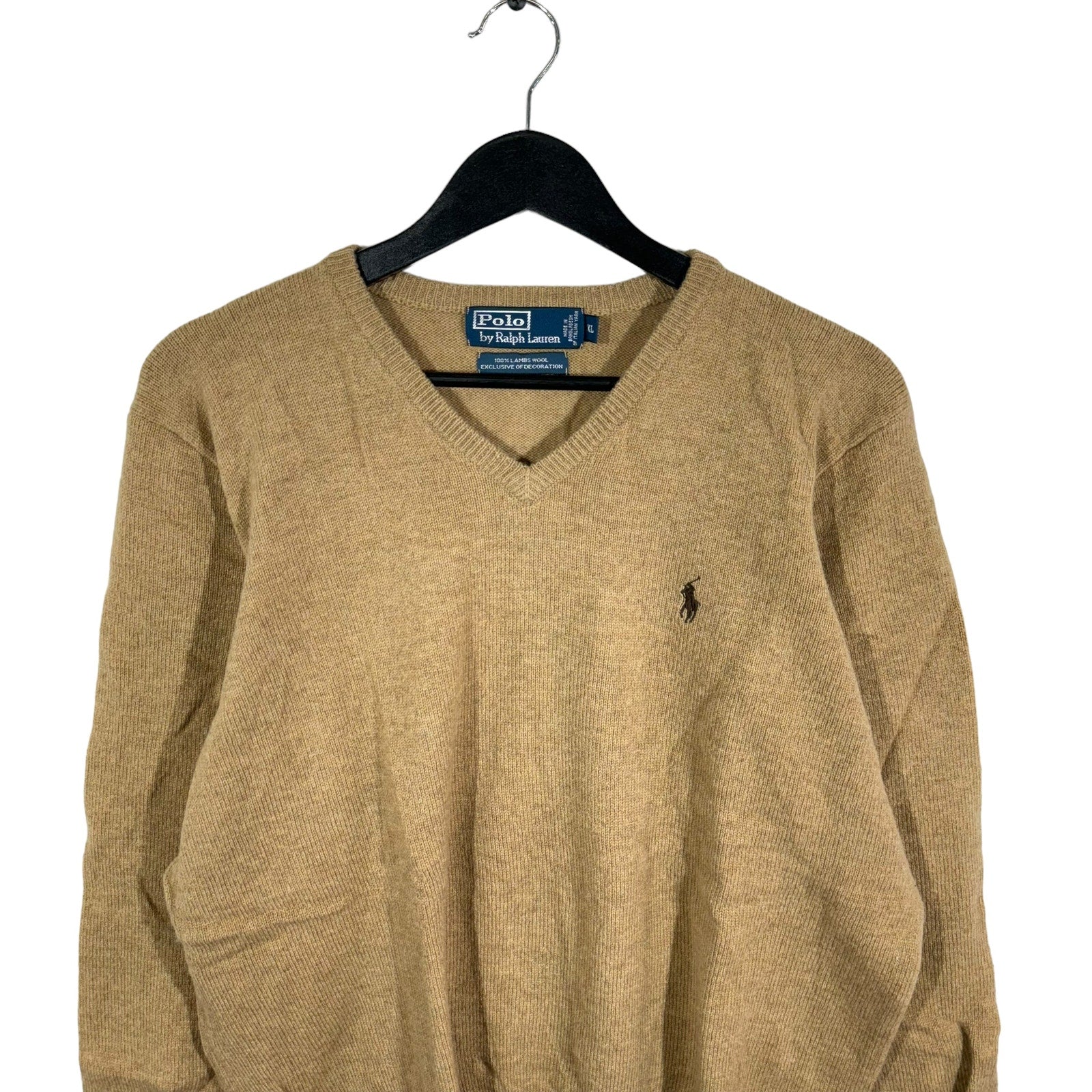 Collection of Vintage Polo Ralph Lauren V-Neck Wool Sweater in a gallery layout