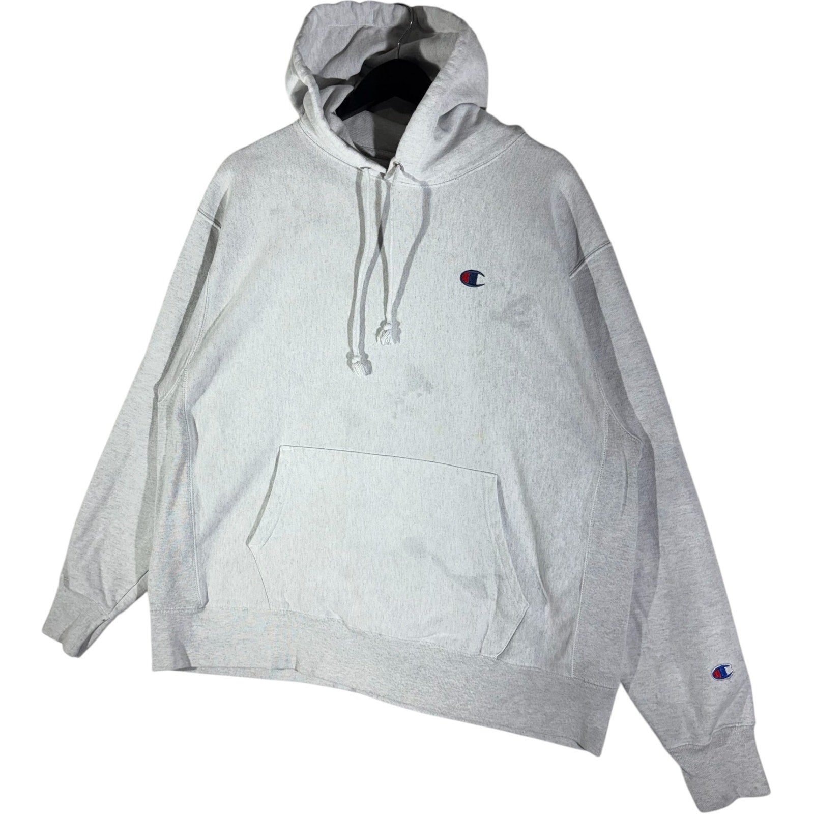 Collection of Champion Reverse Weave Mini Logo Hoodie in a gallery layout