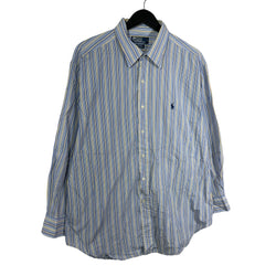 Collection of Polo Ralph Lauren Verticle Striped Andrew Dress Shirt in a gallery layout