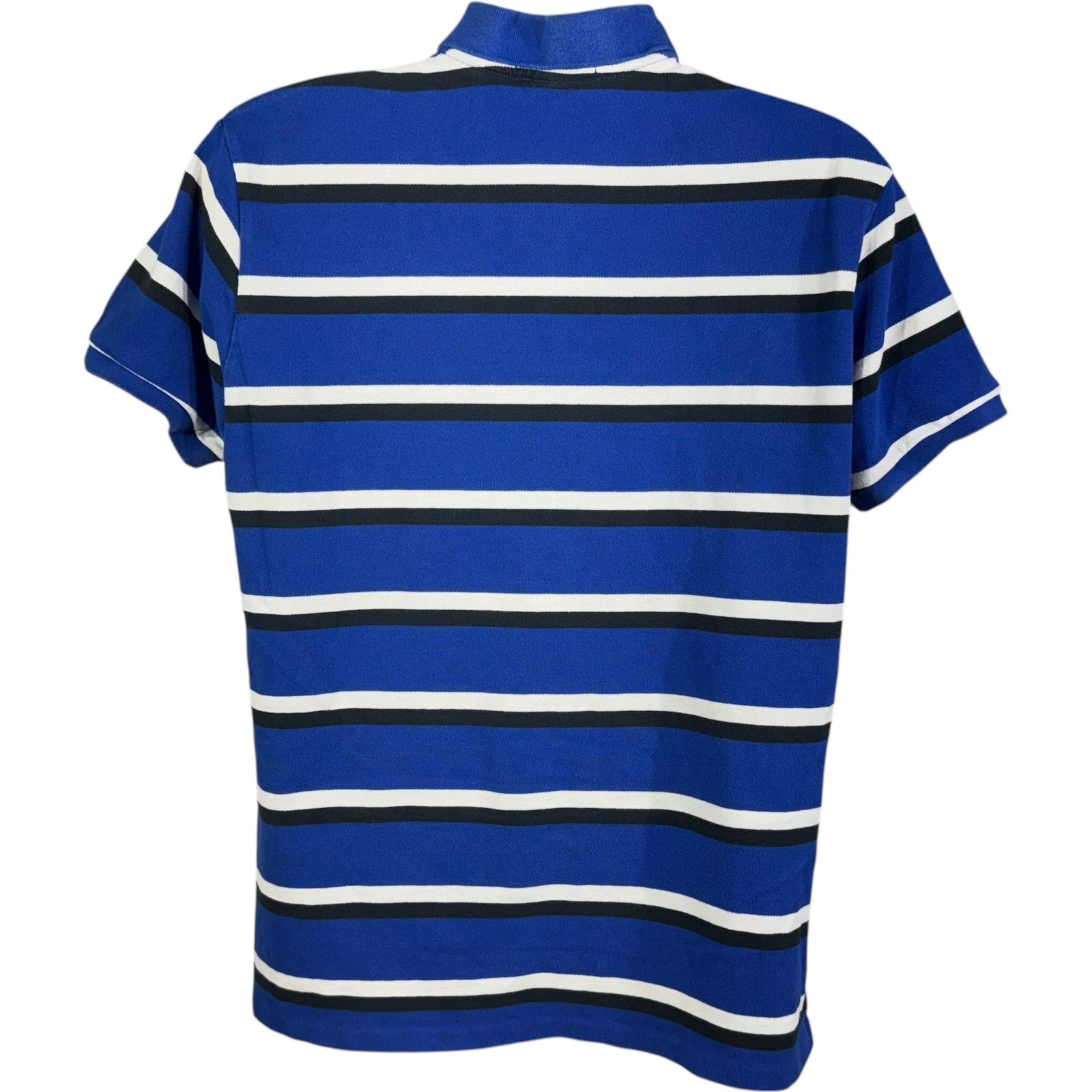 Collection of Polo Ralph Lauren Custom Fit Small Horse Striped Short Sleeve Polo in a gallery layout