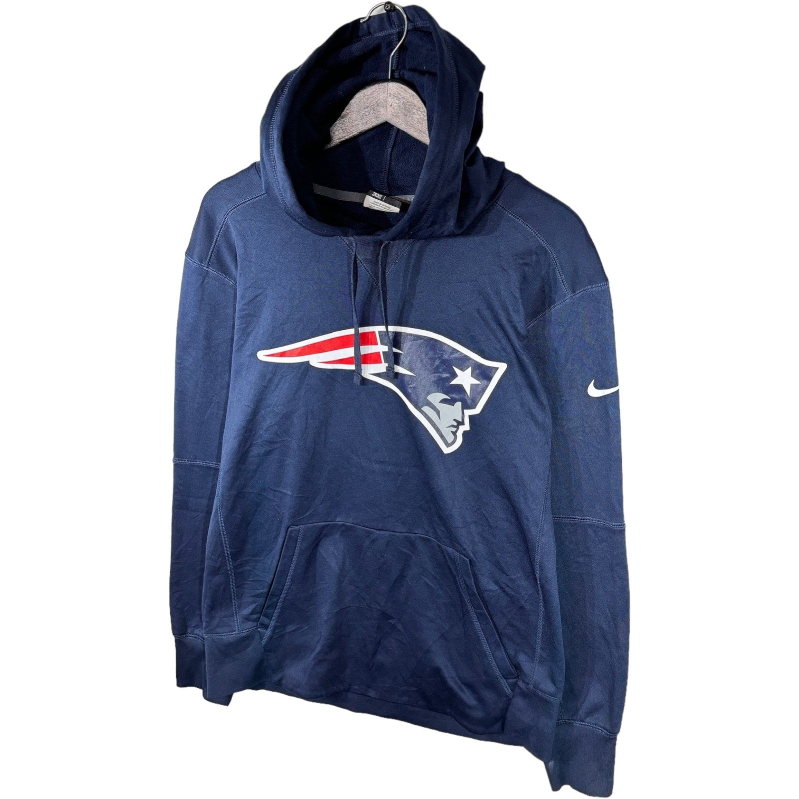 Collection of Nike NFL Patriots Pullover  Hoodie in a gallery layout