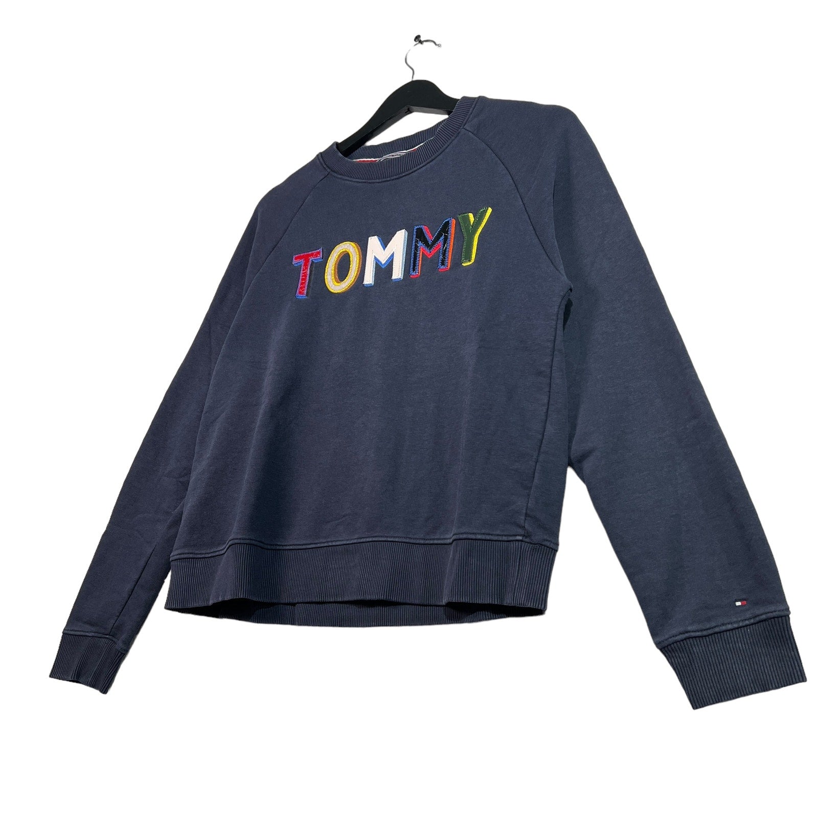 Collection of Tommy Hilfiger Embroidered Logo Crewneck in a gallery layout