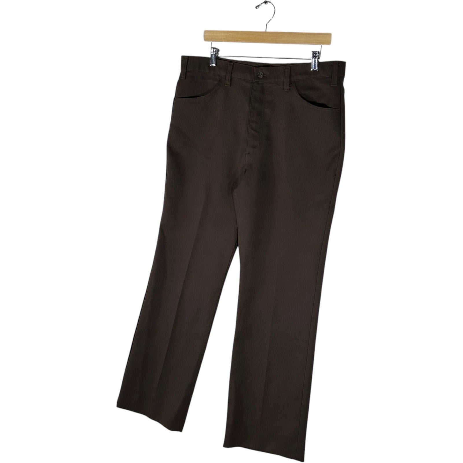 Collection of Vintage Levi's Black Tab Dacron Polyester Chino Pants 36x30 in a gallery layout