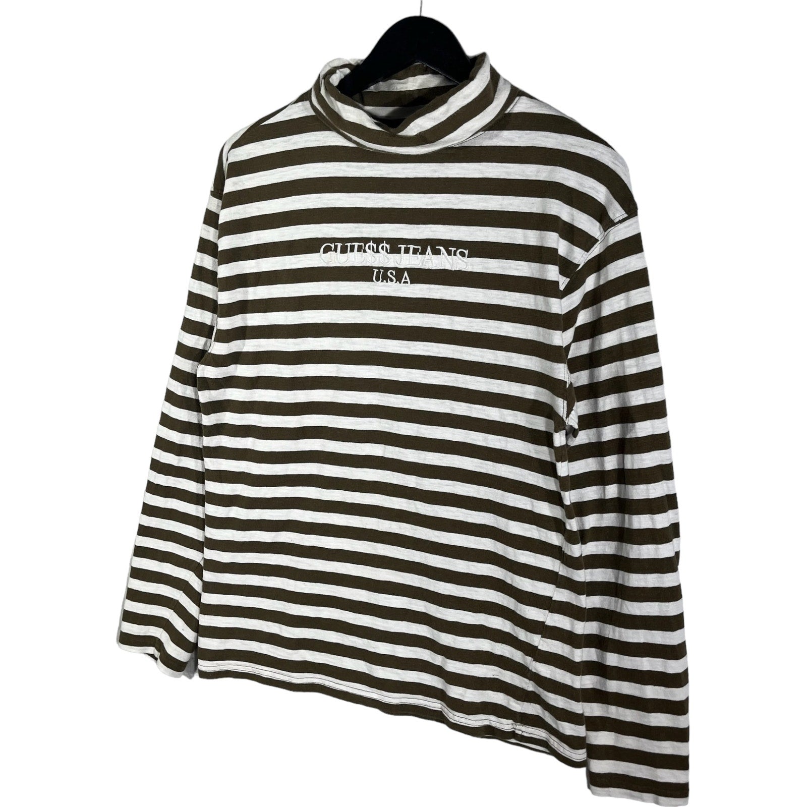 Collection of Guess Originals A$AP Rocky Collab Striped Turtleneck Sweater in a gallery layout