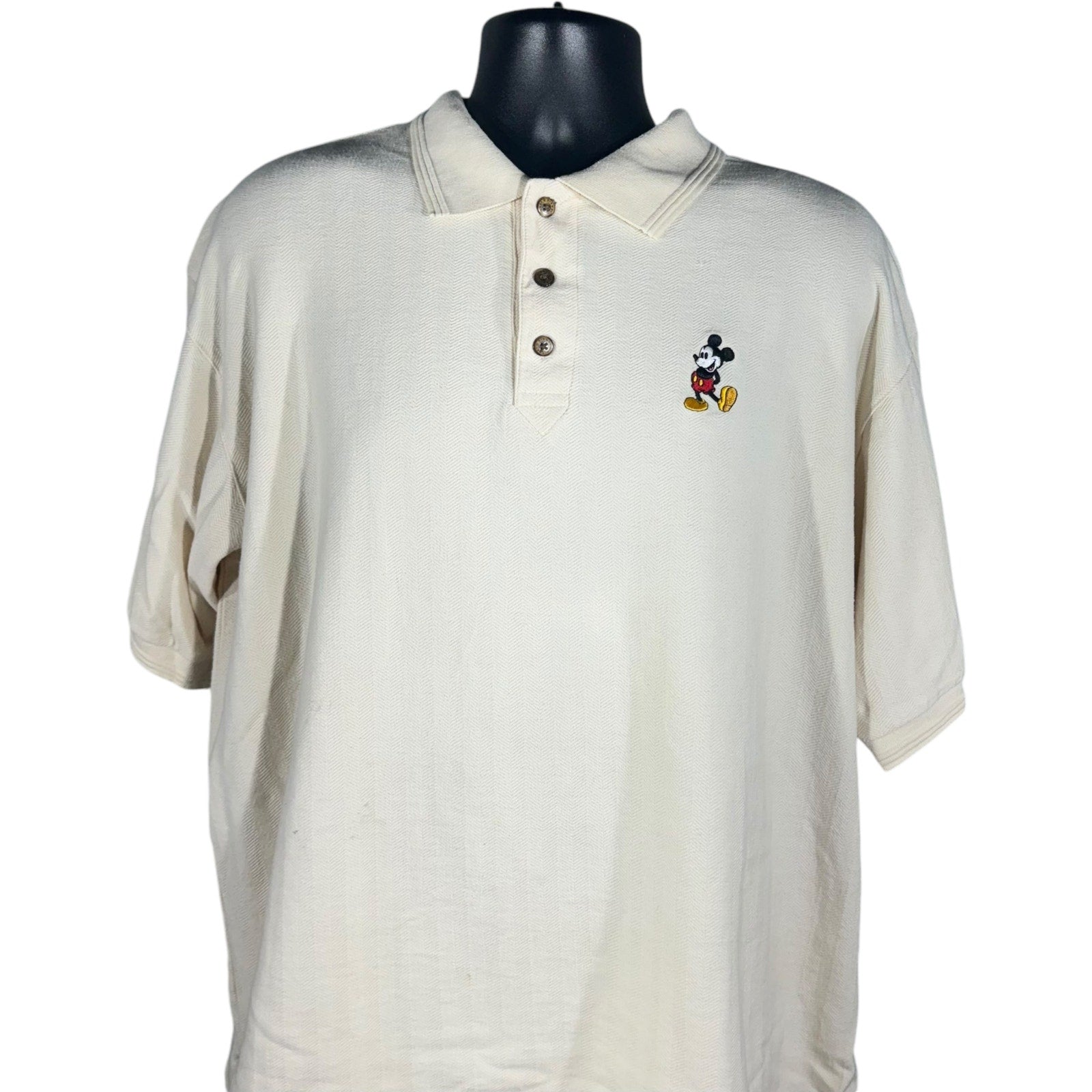 Collection of Disney Mickey Mouse Logo Short Sleeve Polo in a gallery layout