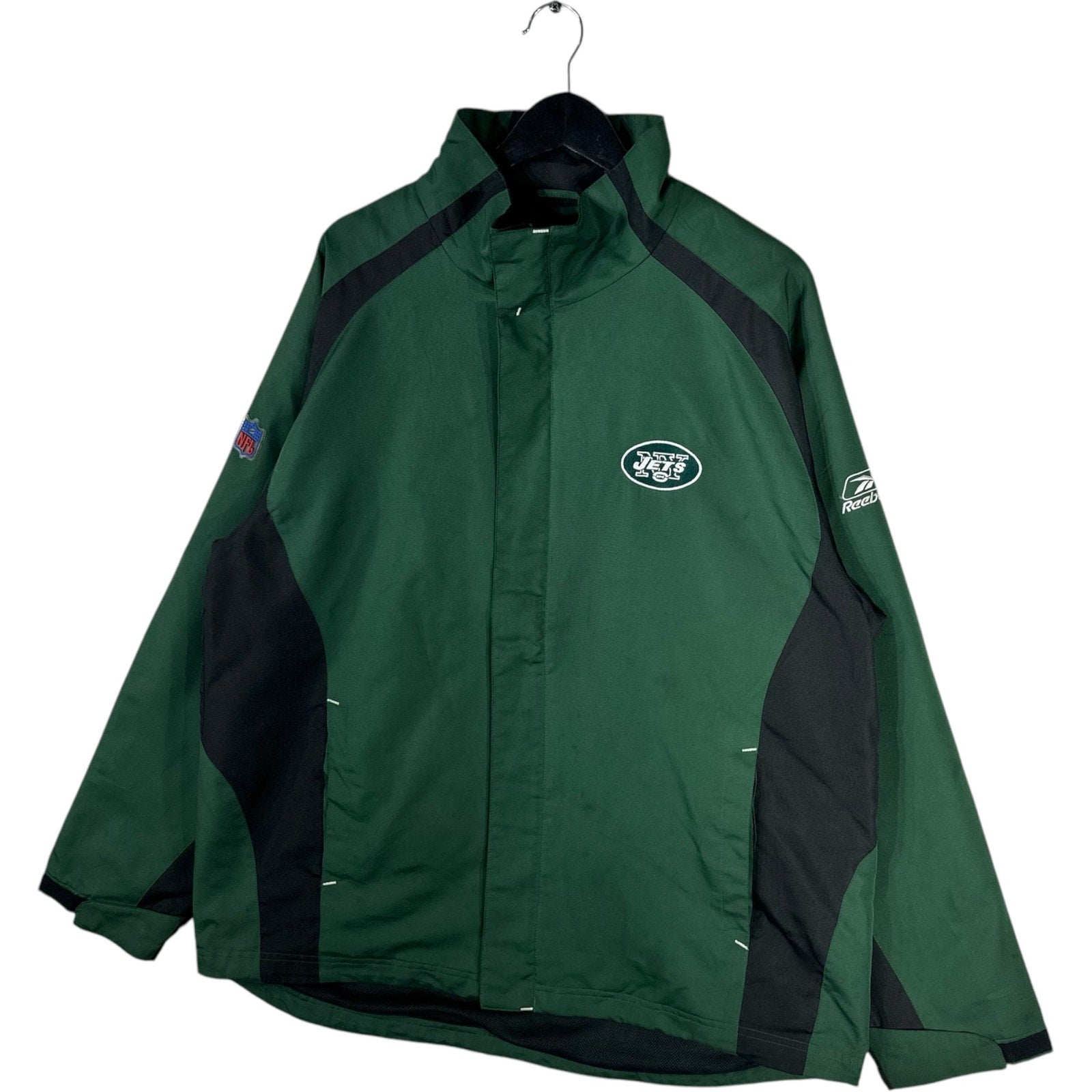Collection of Reebok New York Jets NFL Puffer Jacket in a gallery layout
